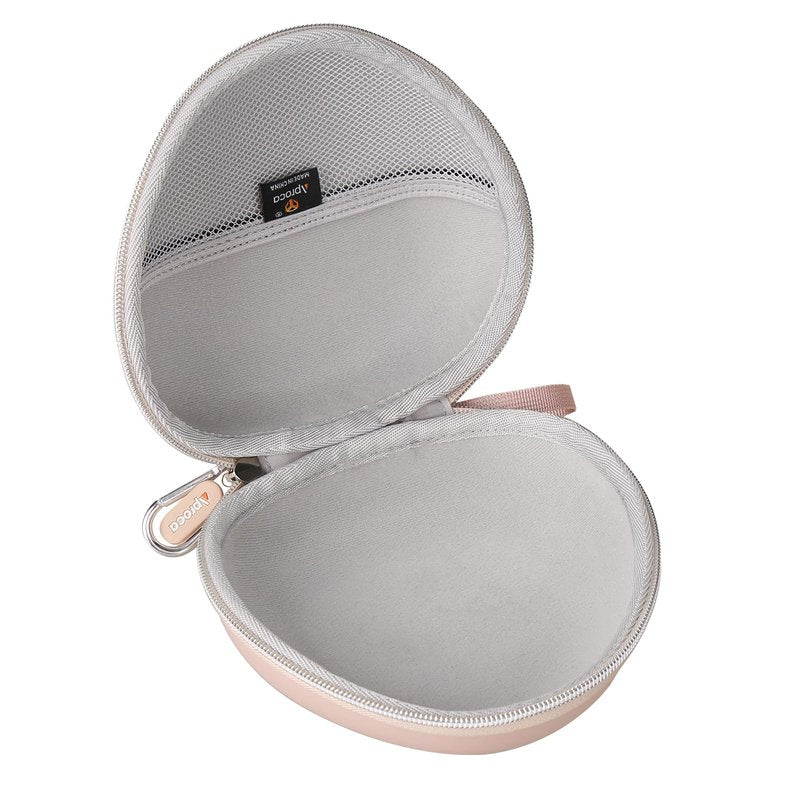 Aproca Case Compatible with Beats Studio Pro/Solo 4 / Solo3 / Studio3 Wireless On-Ear Headphones -Portable Storage Headset Bag for Accessories -Rose Gold (Case Only)