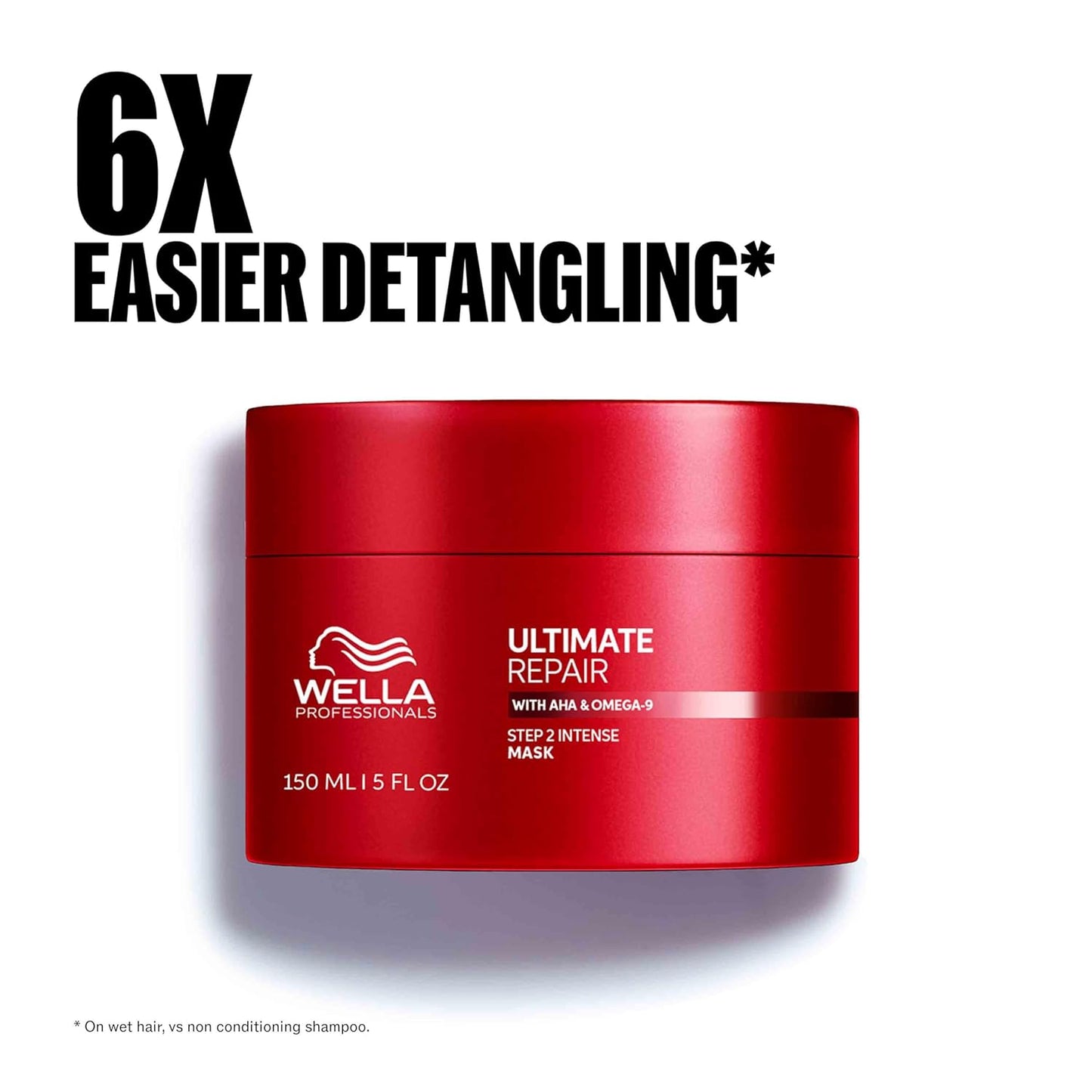 Wella Professionals Ultimate Repair Mask for Damaged Hair - Strengthens & Smooths with AHA & Omega-9 | All Hair Types