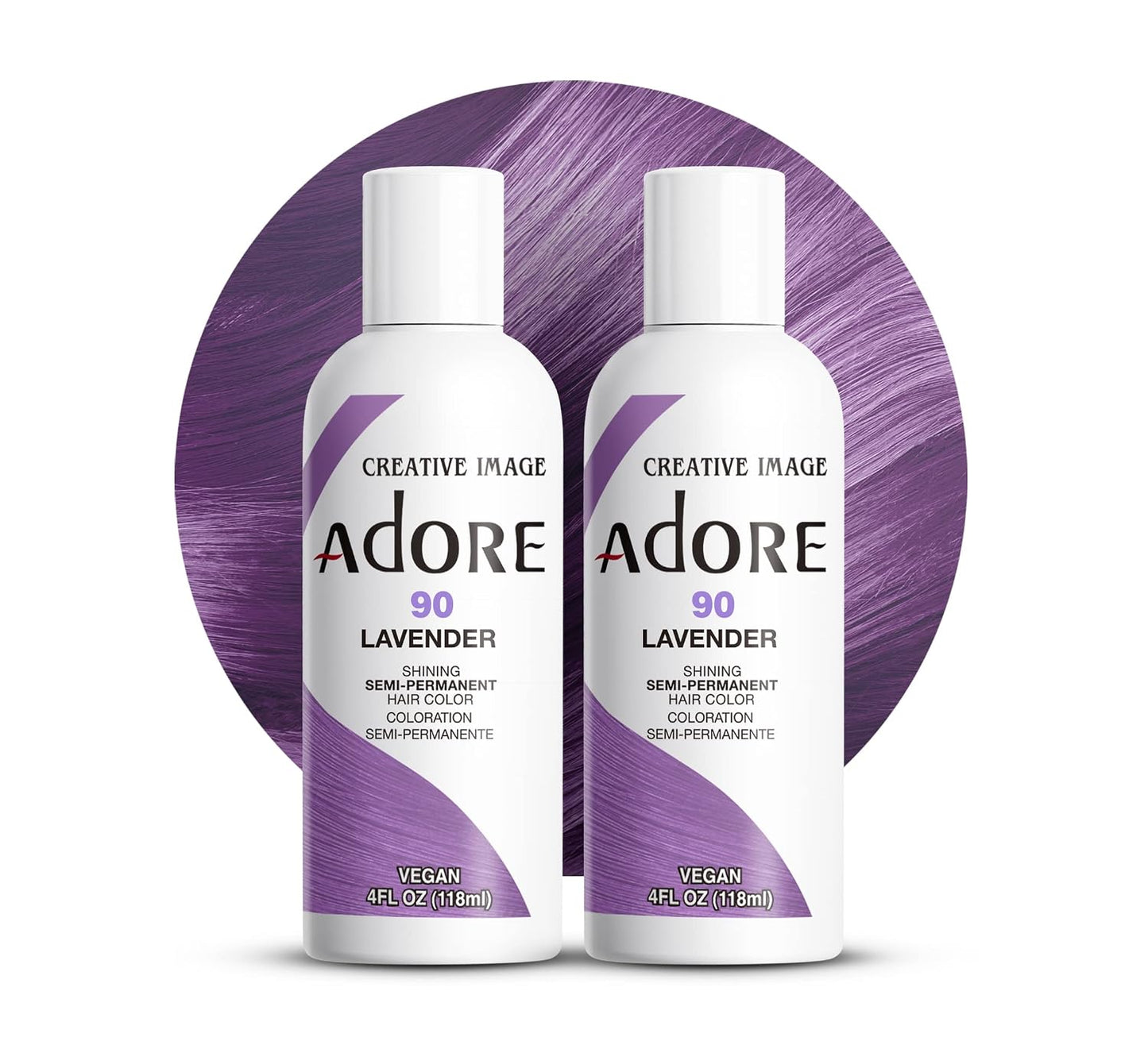 Adore Semi Permanent Hair Color - Mystic Grey | Vegan, Ammonia-Free Hair Dye | 4 Fl Oz