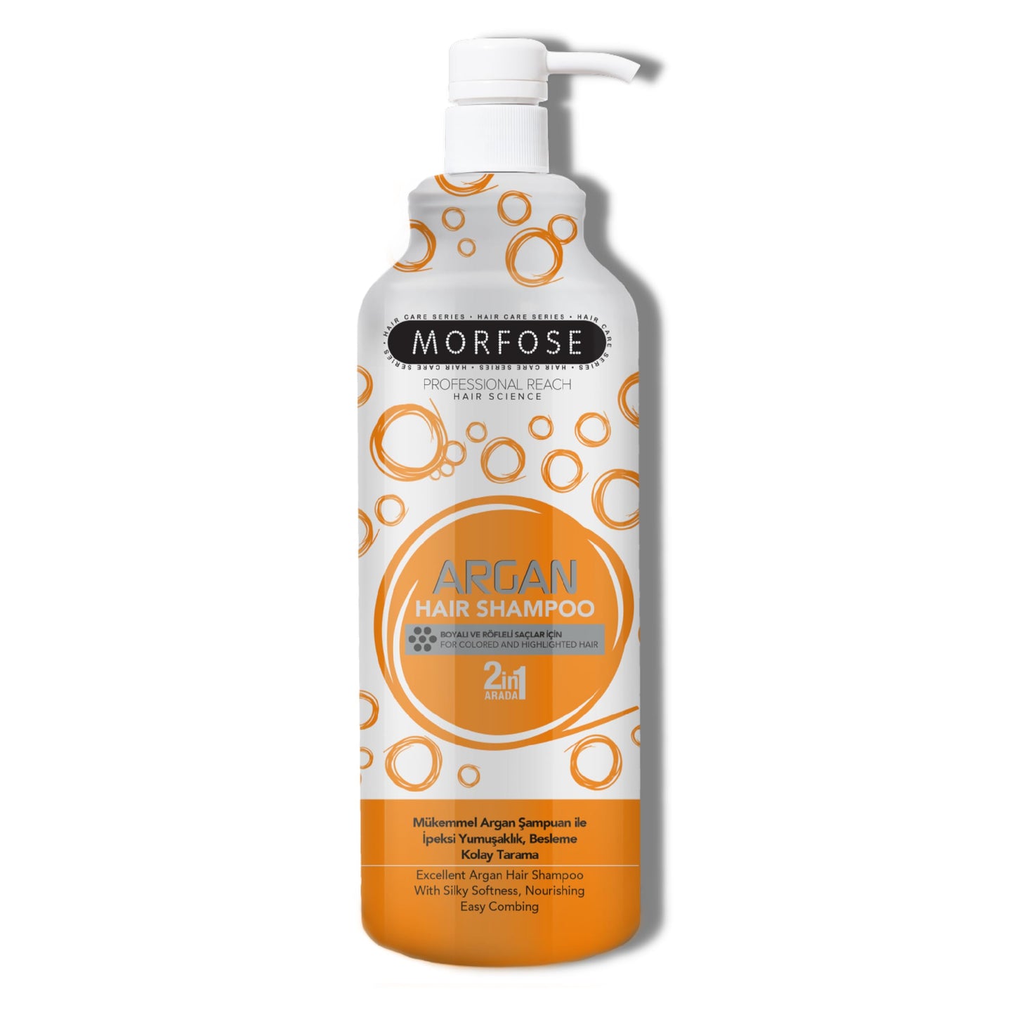 Morfose Keratin Shampoo for Very Damaged and Processed Hair - Infused with Keratin Protein for Silky Softness, Enrichment, Easy Combing, Smoothness, and Strength, 33.81 Fl Oz