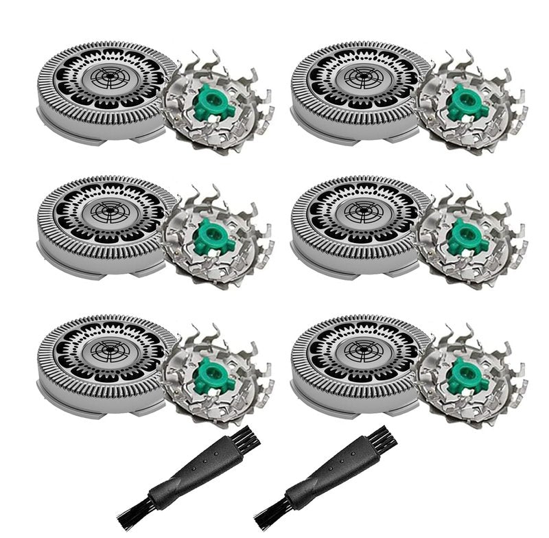 SH60 Replacement Shaver Heads Compatible with Philips Norelco Series 6000, Replacement Blades Compatible with Philips Electric Shaving Series 6000