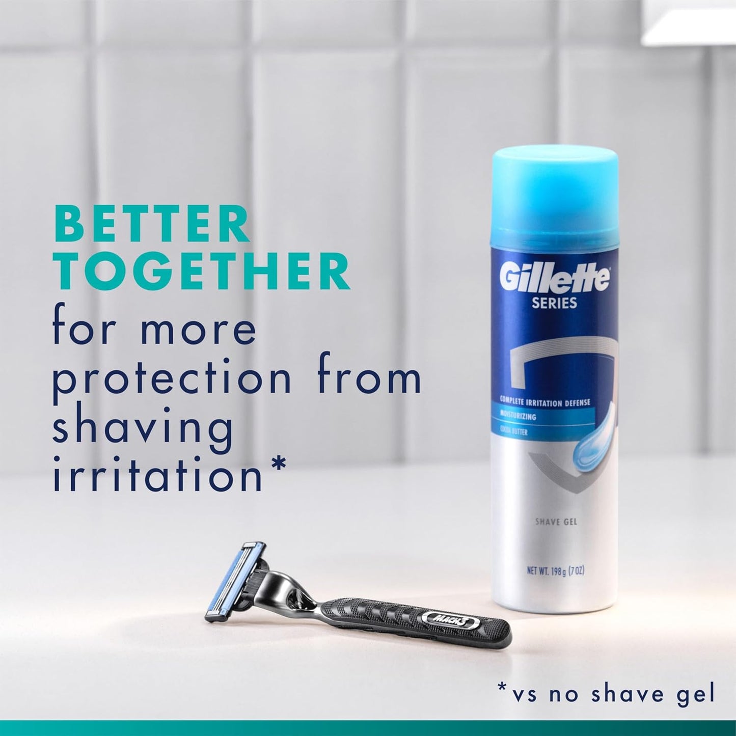 Gillette Mach3 Shaving Razor for Men - 3-Blade Handle & 10 Blade Refills | Smooth Grooming Experience