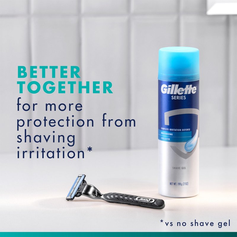 Gillette Mach3 Razor for Men, 1 Razor Handle + 1 Blade Refill