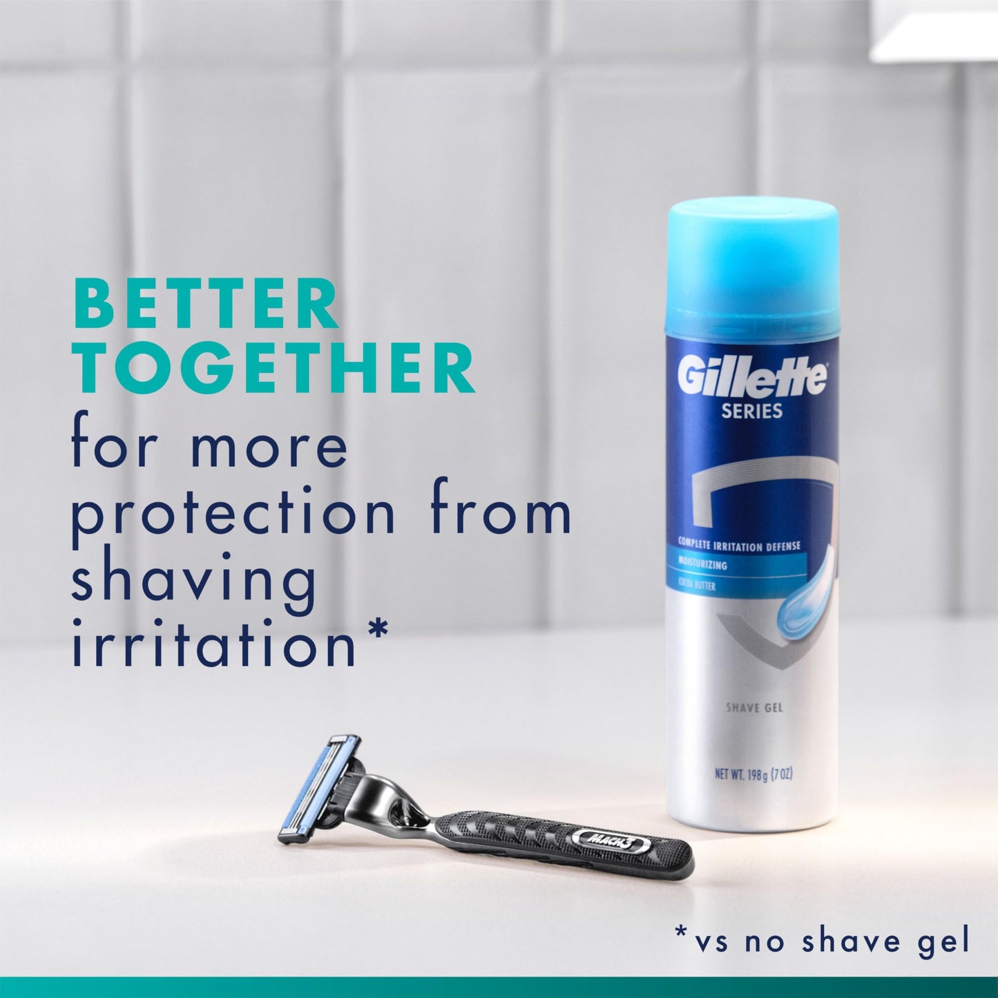 Gillette Mach3 Razor for Men, 1 Razor Handle + 1 Blade Refill