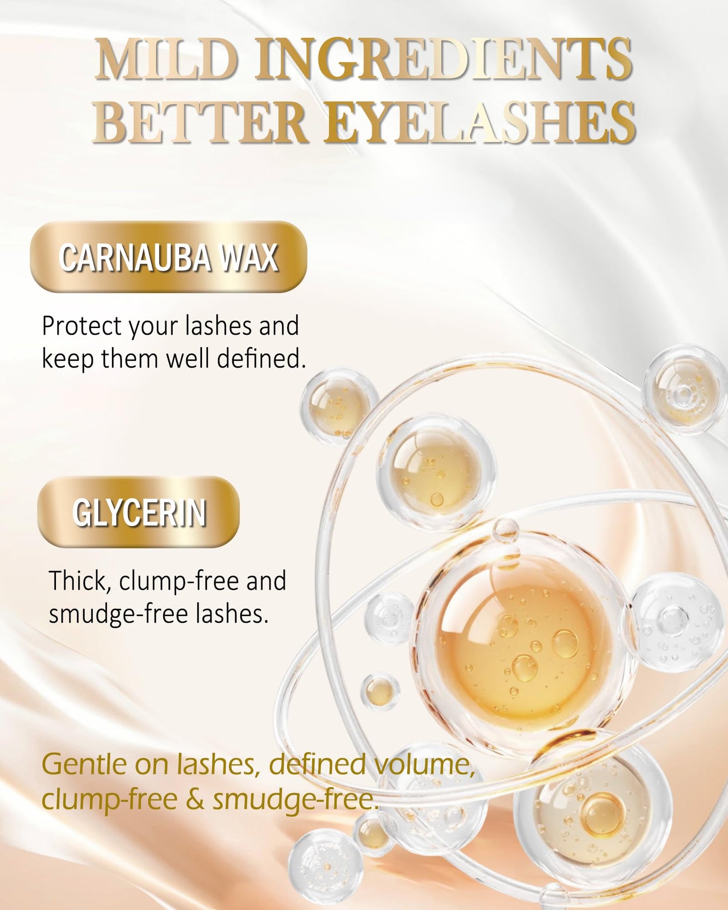 Purple Waterproof Mascara, 5D Silk Fiber, Tubing Mascara Volume and Length