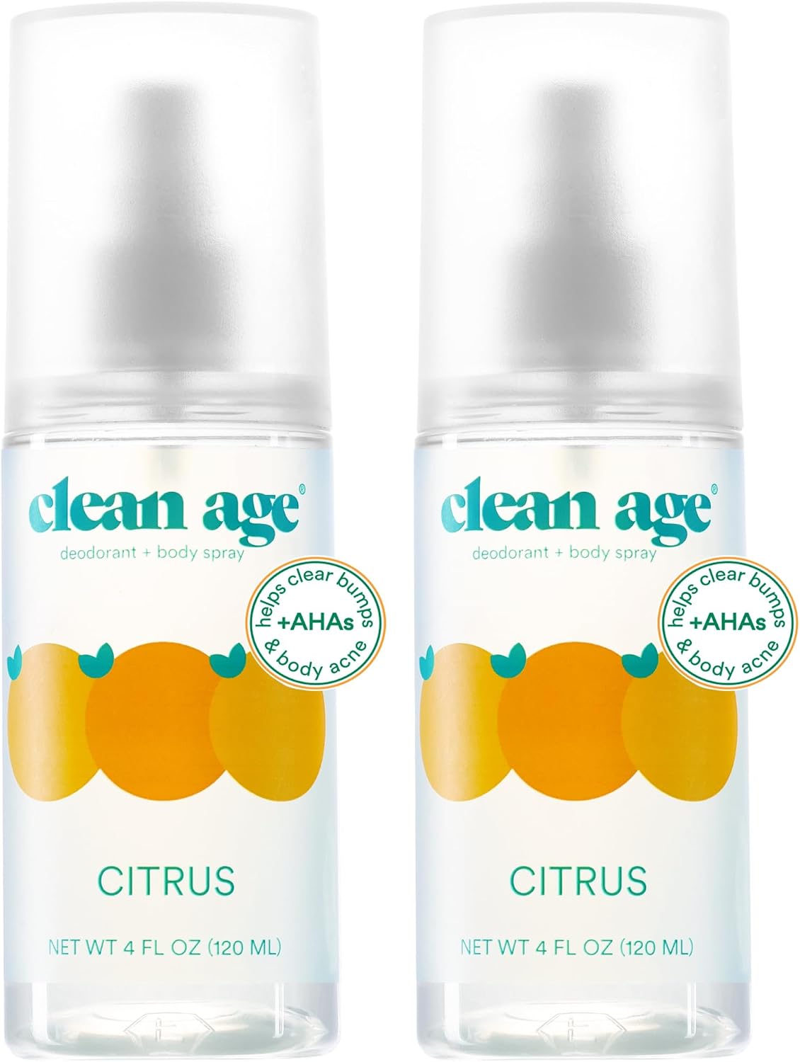 Aluminum-Free Deodorant & Body Spray - Waves 4oz | Clean Formula for Teens with AHA for Body Acne