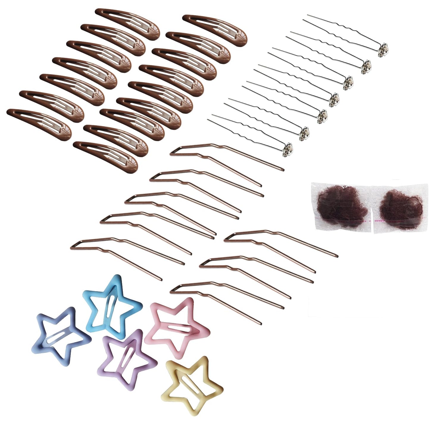 Bobby Pins for Hair Buns - 12 Pcs Hair Clips for Ballet & Salon Styling | Durable & Versatile
