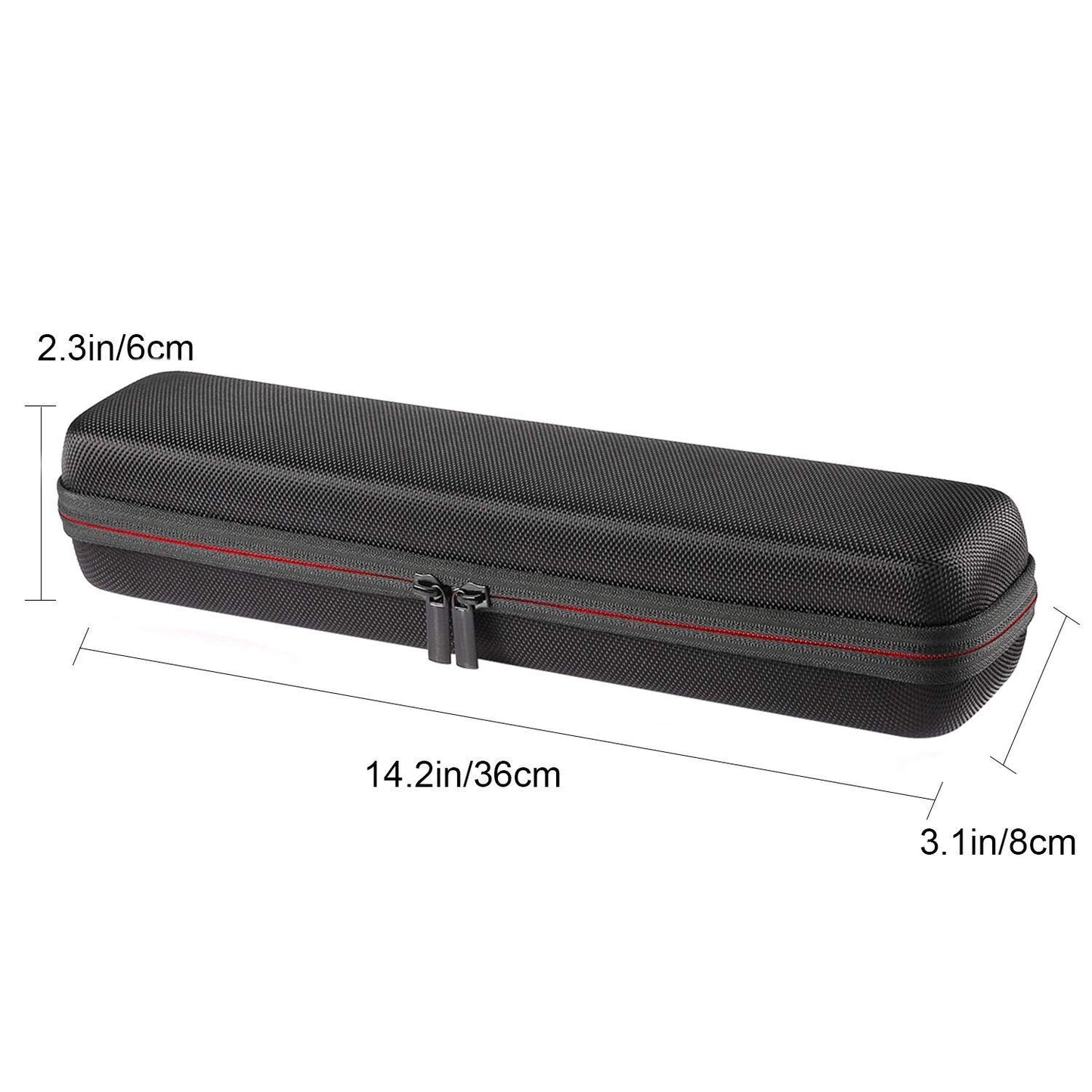 Faylapa Hard Carry Travel Case for Hair Straightener Iron,Hair Straightener EVA Case for Vacation (Accessories Not Include,Black)