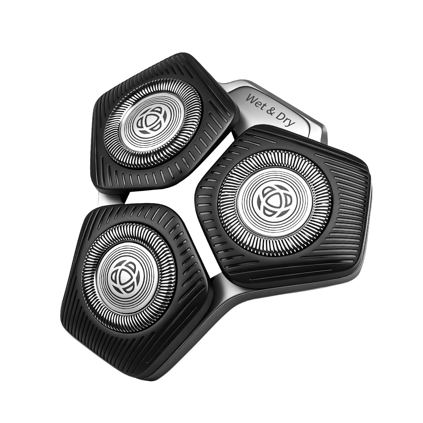 SH71/50 Replacement Shaving Heads Compatible with Phili*s Series S5000 (S5XXX) & S7000 (S7XXX) Shavers-Fits SH60/70, SH70/70 Models (Black-1pc)