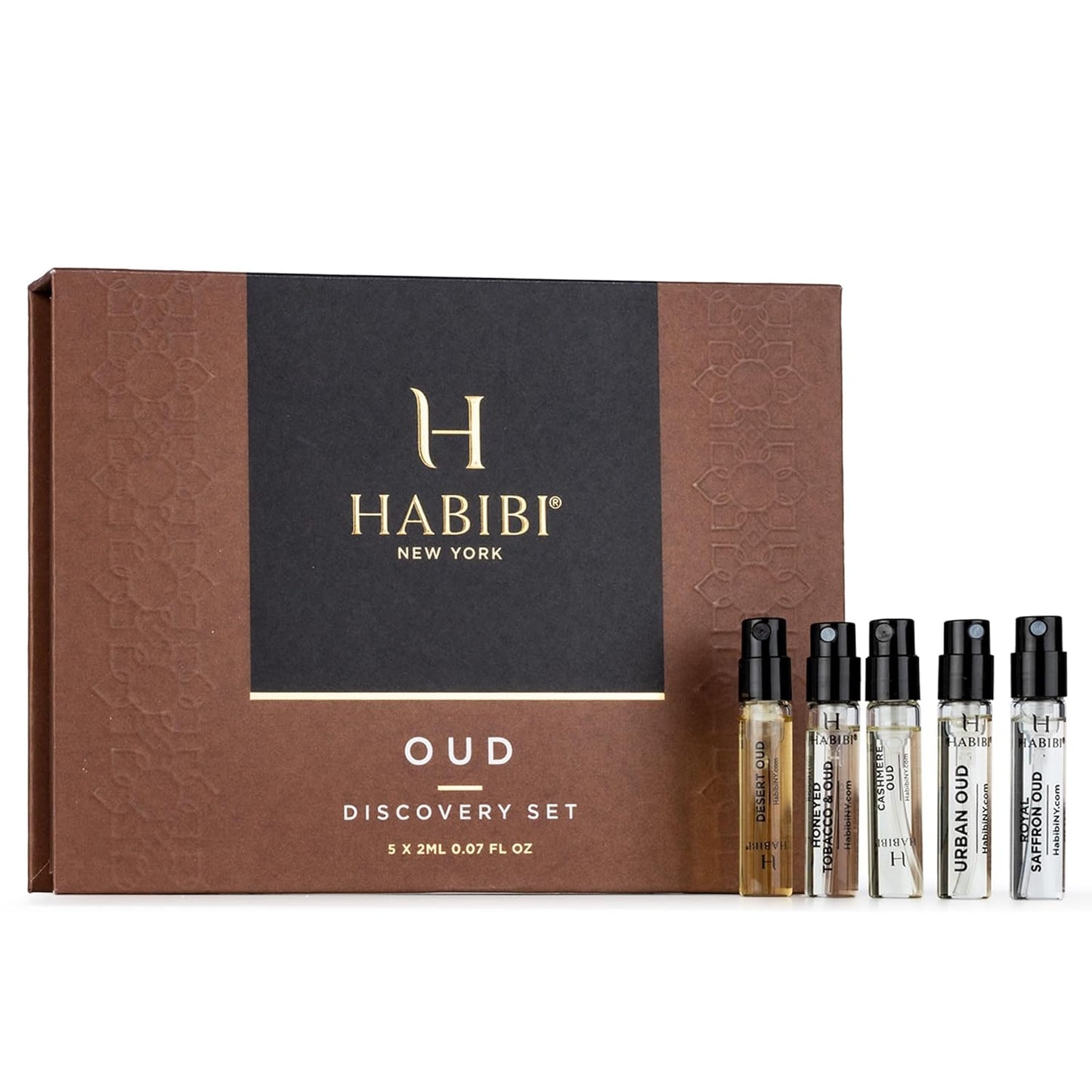 Men's Cologne Sample Set - Oud & Perfume Mini Sprays (10 x 2 mL) | Made in USA