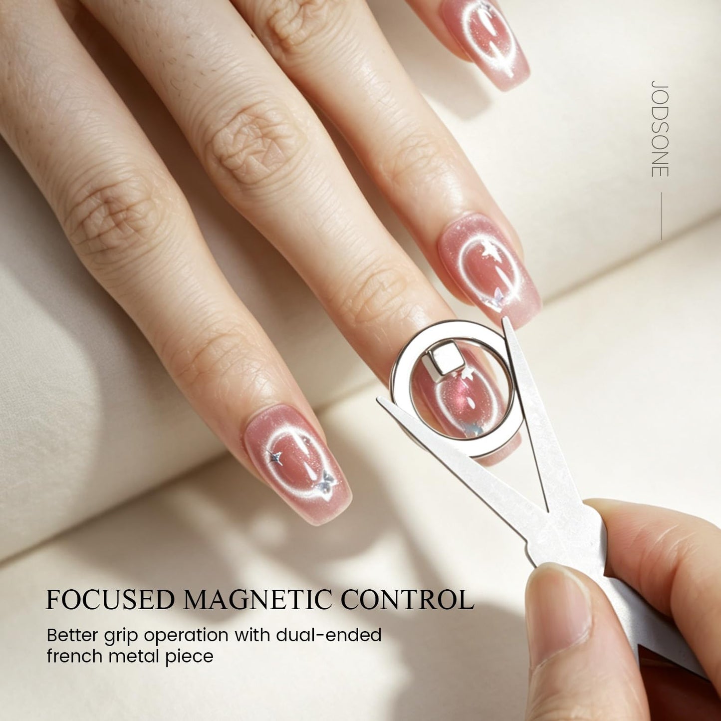 Cat Eye Magnet Ring - Strong Hollow Circle Tool for Black Hole & Halo Effects | Precision Magnet for Gel Polish DIY