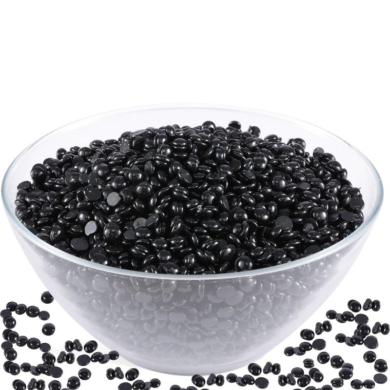Black Coral Hard Wax Beads for Full Body Hair Removal - 3.3lbs Fast Melting, Sensitive Skin Friendly, Leg, Bikini, Brazilian, Facial, Eyebrow & Nose Wax for Women