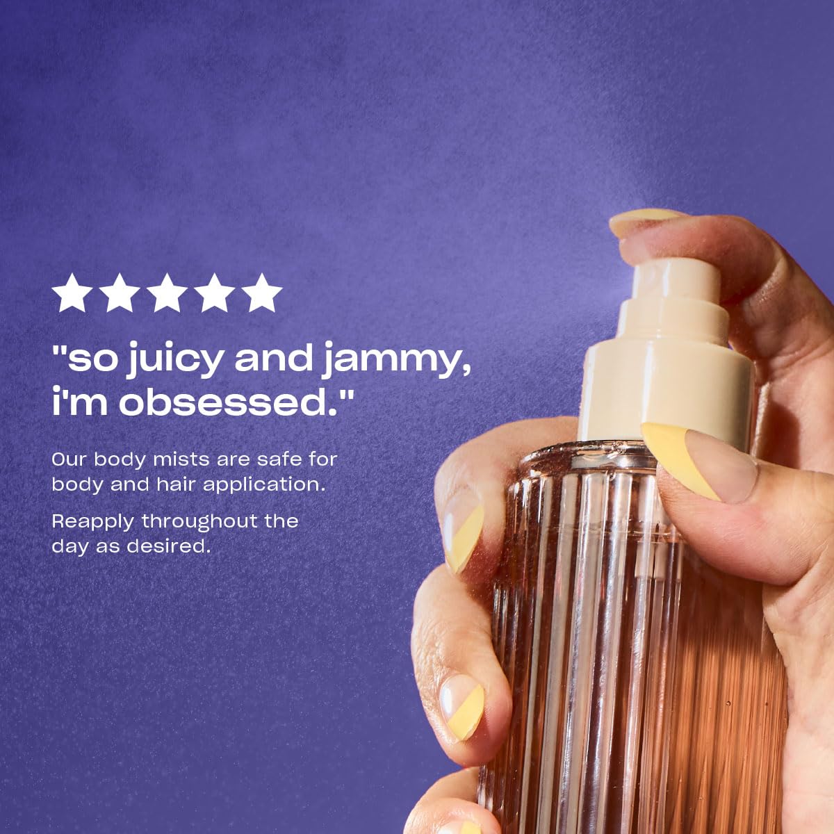 Berry Styles Body Mist - Fruity Gourmand Fragrance for Body & Hair | Blueberry, Raspberry & Vanilla, 2.5oz