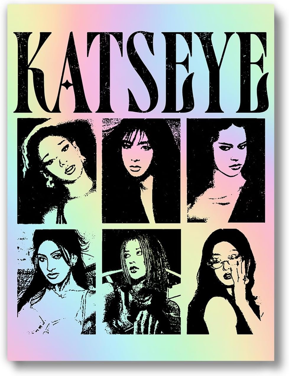 Kpop Group Wall Art Poster - Unframed 12 x 16 Music Singers Print | Perfect for Teen Girl Bedroom Decor