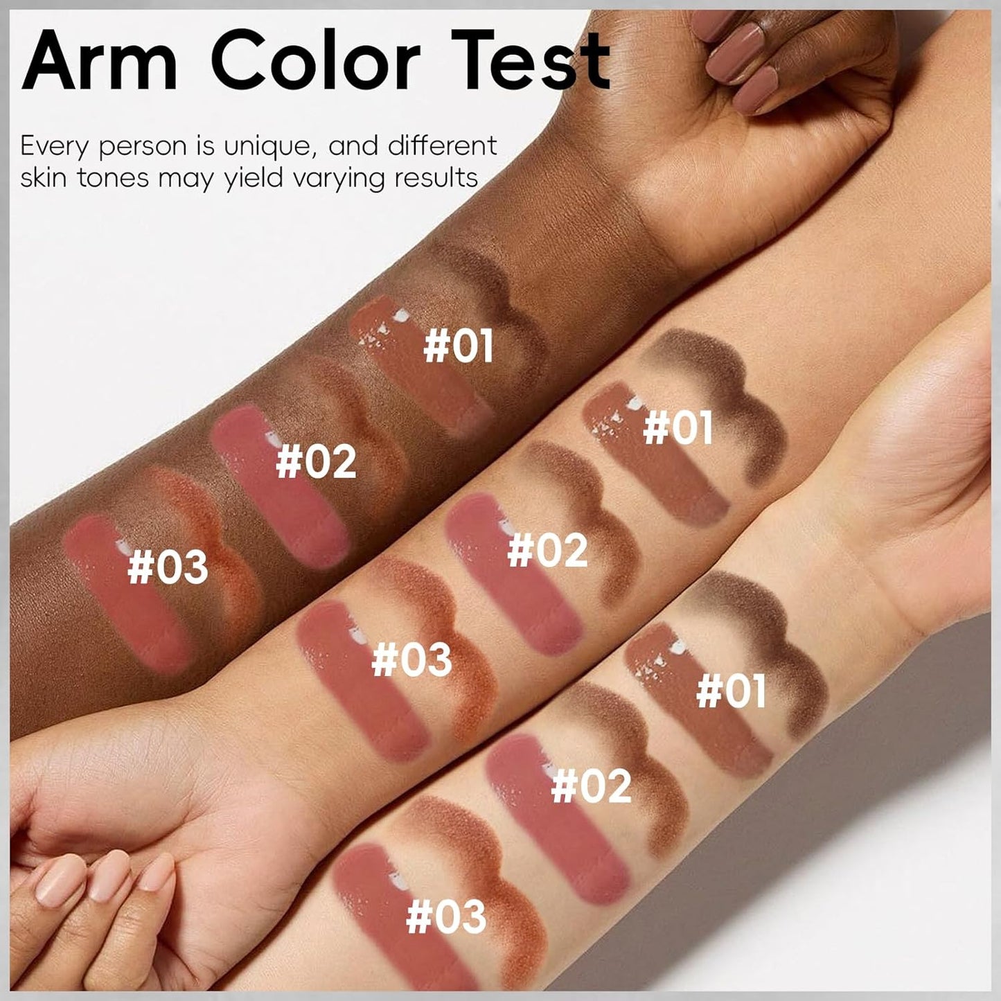 2 in 1 Lip Combo Set - Dark Brown Lip Liner & Moisturizing Liquid Lipstick | Plumping Glossy Finish