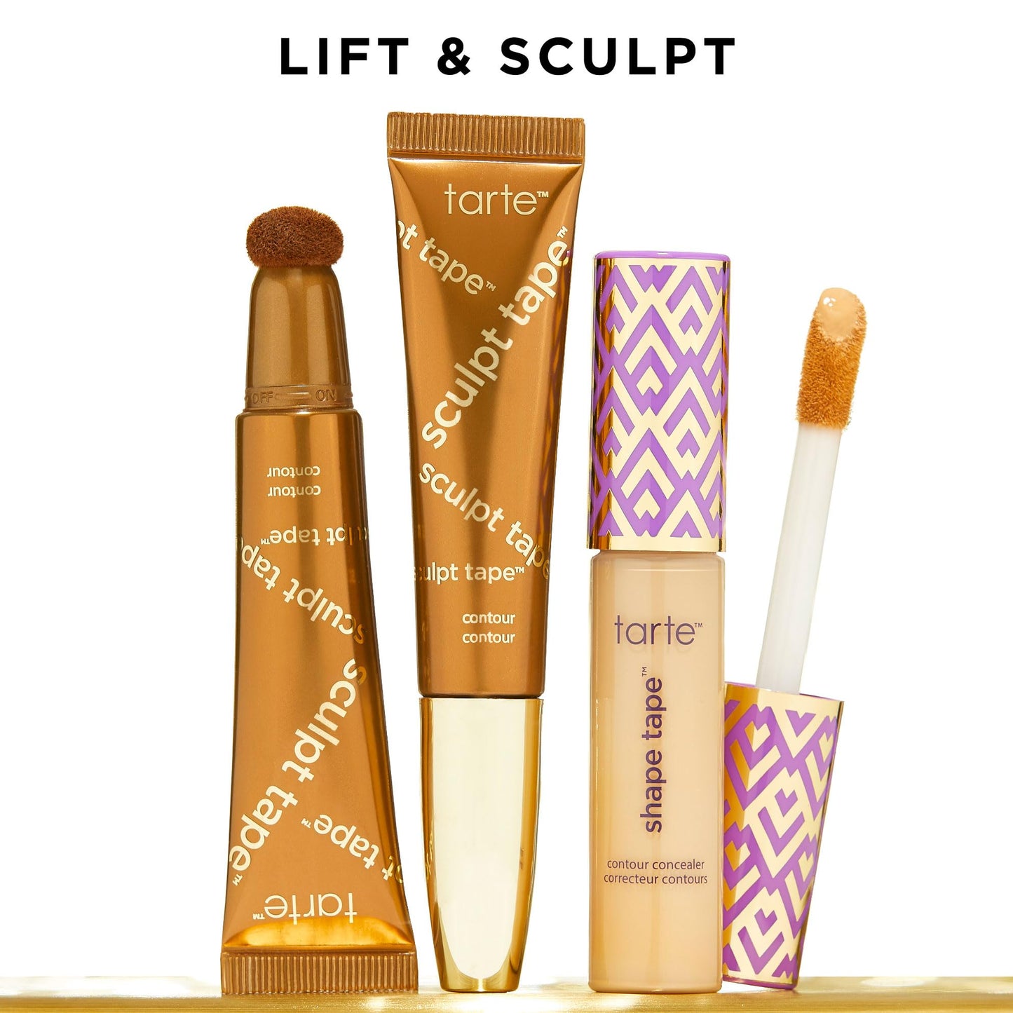 tarte sculpt tape contour – Lightweight Cream Bronzer with Shea Butter for Blendable, Buildable Contour & Natural Looking Sculpted Glow, Vegan & Cruelty-Free, full size, cool bronze