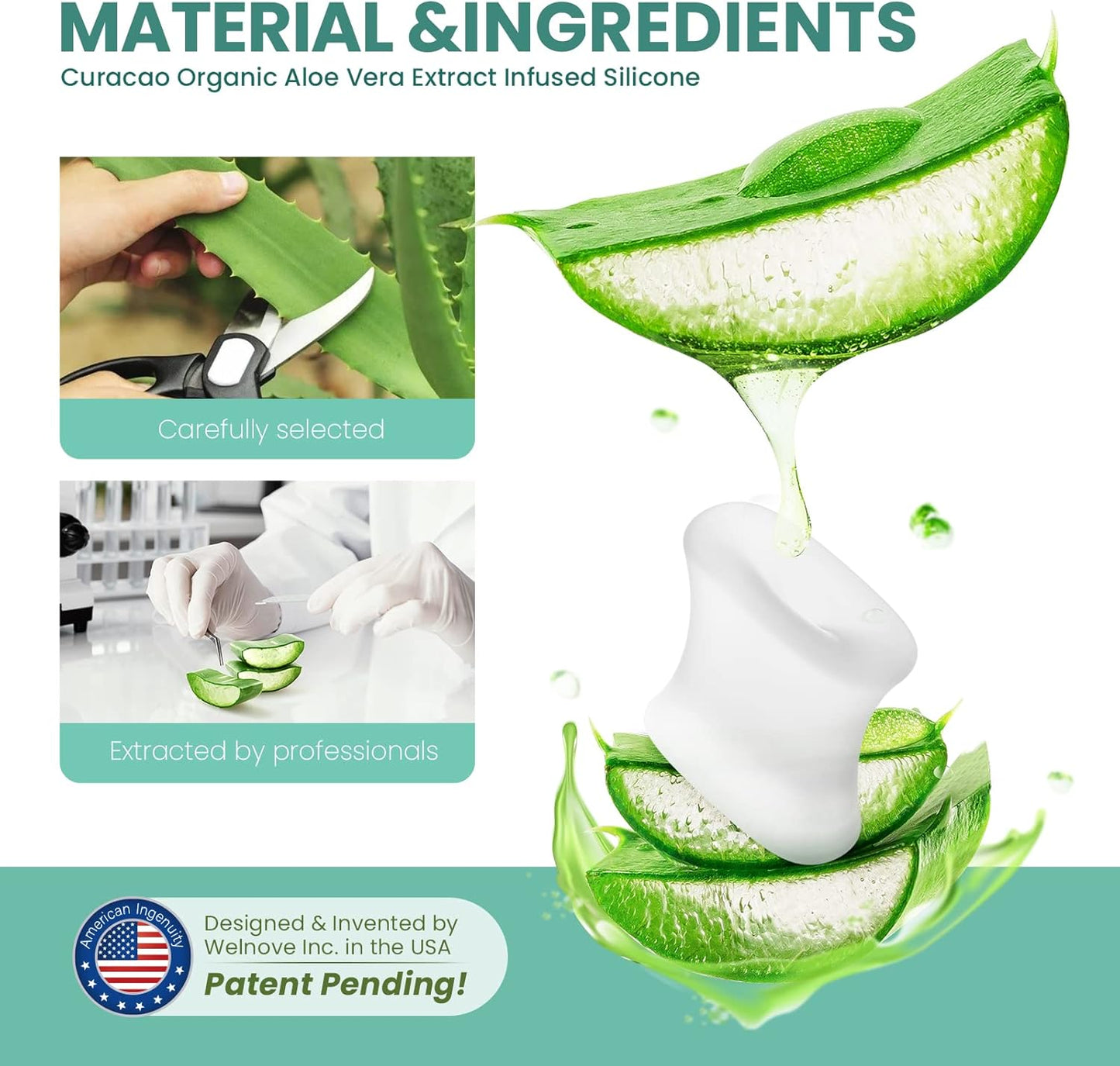 Welnove Gel Toe Separators - Bunion Pads for Straightening Overlapping Toes | 12-Pack, Transparent