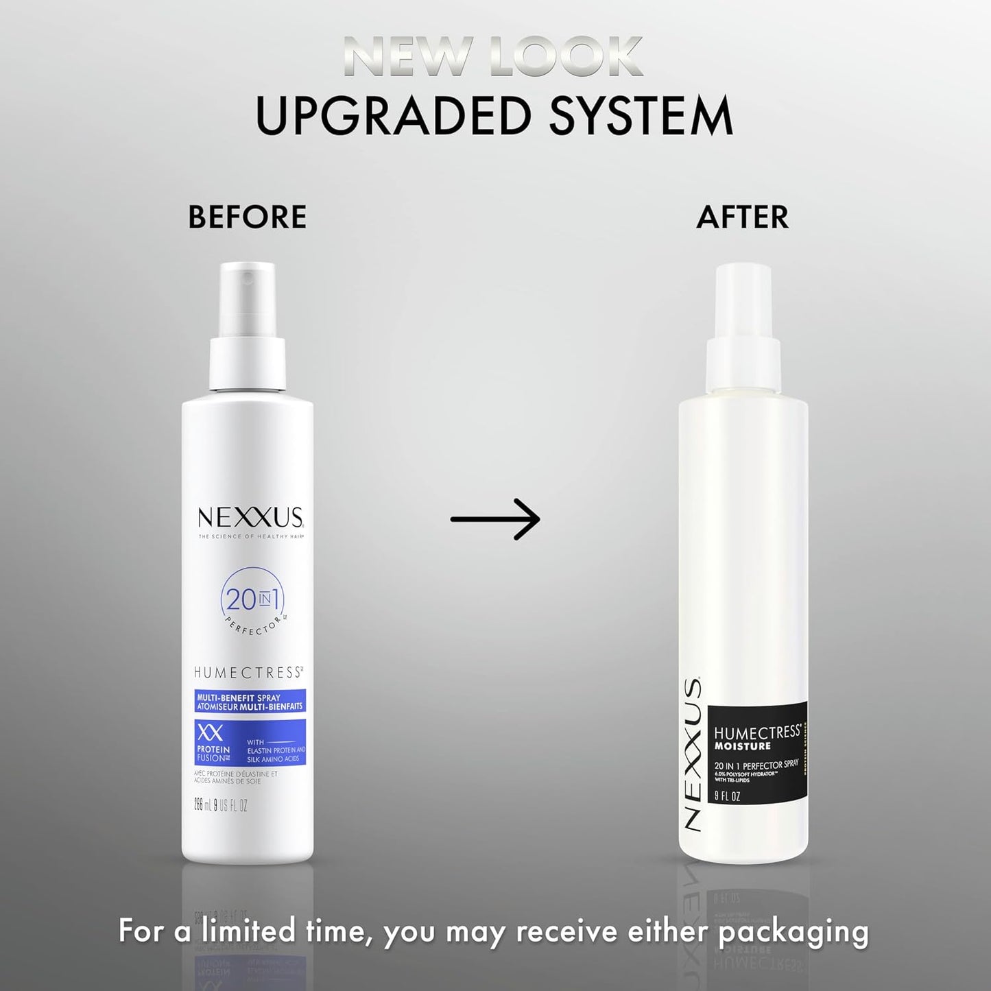 Nexxus Humectress Leave-In Conditioner Spray - 20-in-1 Hydration for Dry Hair | 9 oz