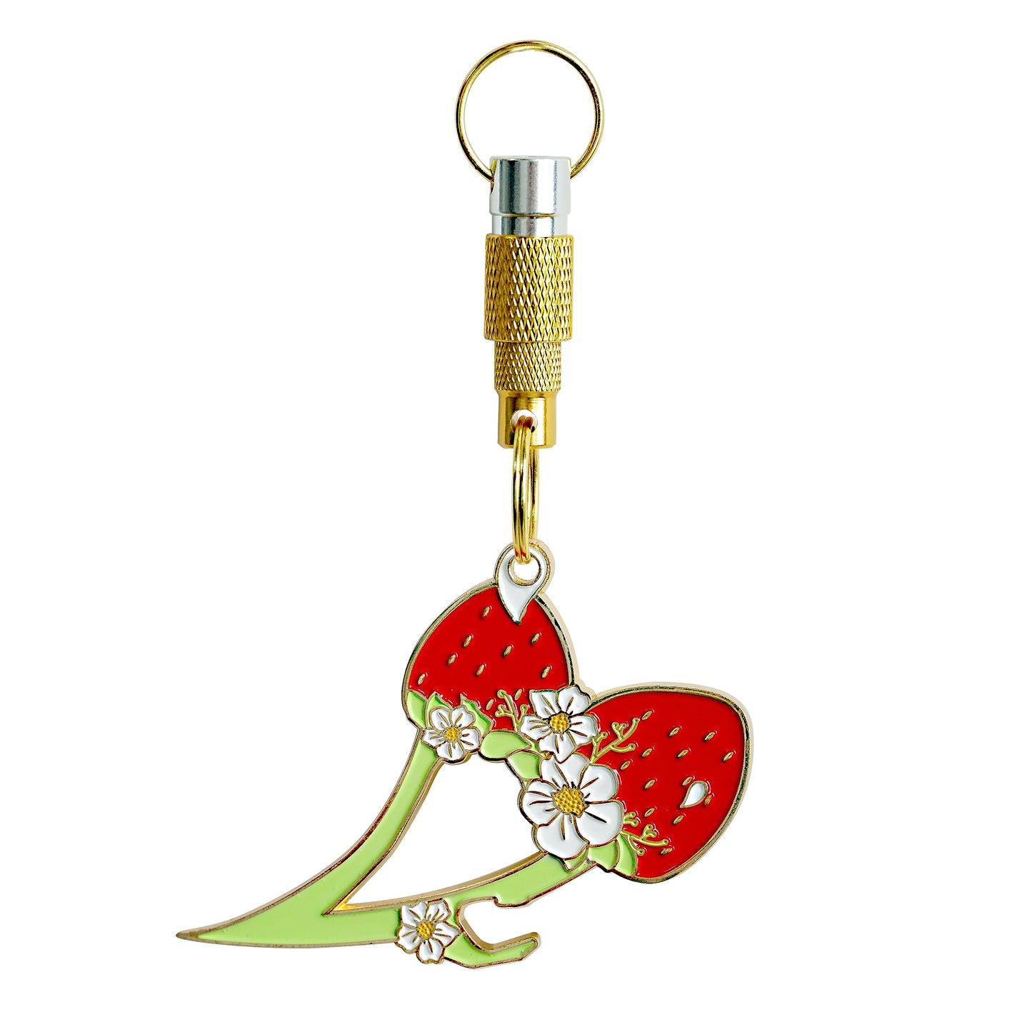 MALTERZER Keychain Safety for Women Self Defense Strawberry Key Chain Accessories Set (Strawberry keychain set 2)