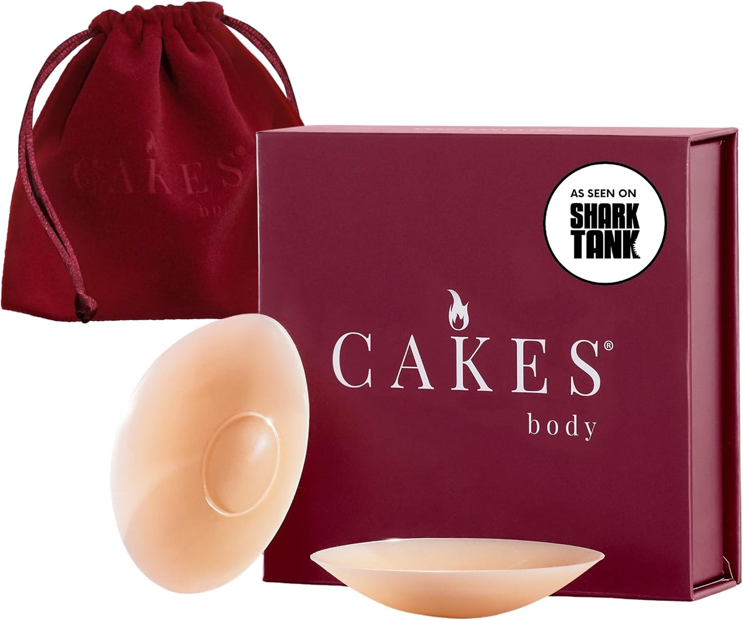 Sticky Circle Nipple Covers for Women - Adhesive-Free Comfort & Perfect Fit | CAKES Body®