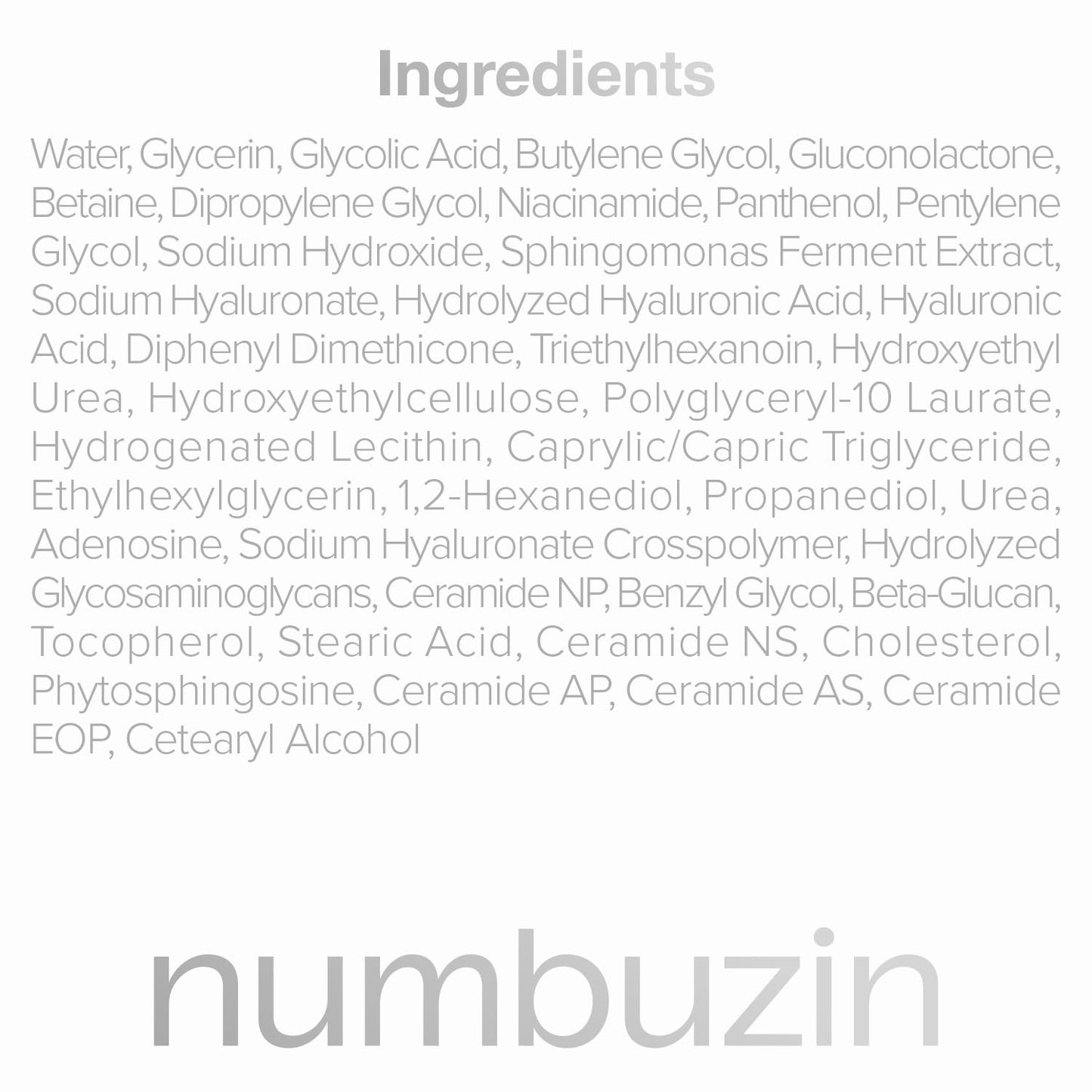 Numbuzin No.4 Ceramide AHA PHA Exfoliating Serum - Smooth Skin & Glass Glow | 1.01 fl oz