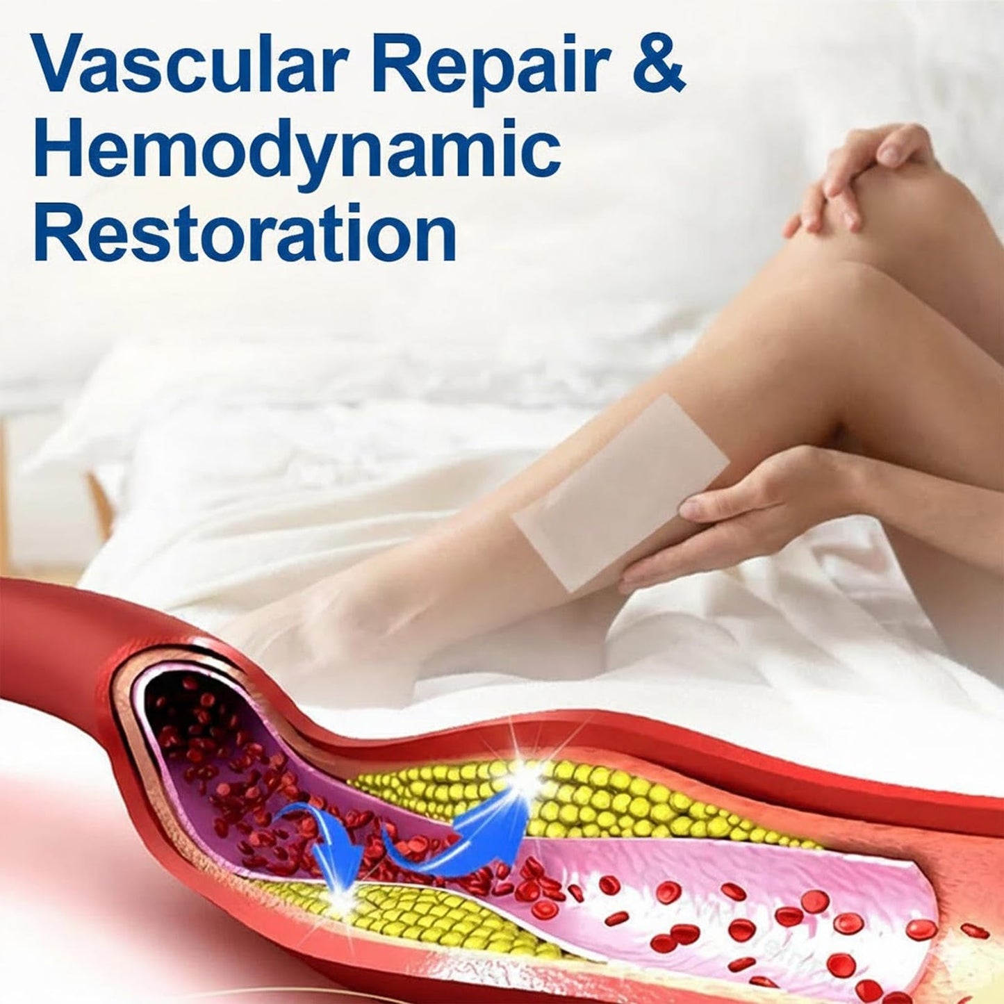 Luhaka GLORENDA Vein Contour Microdarts Patch, Vein Target Microdarts Patch, Relieve Leg Discomfort, Soothes Leg Discomfort, Effectively Moisturizes and Moisturizes (2PCS)