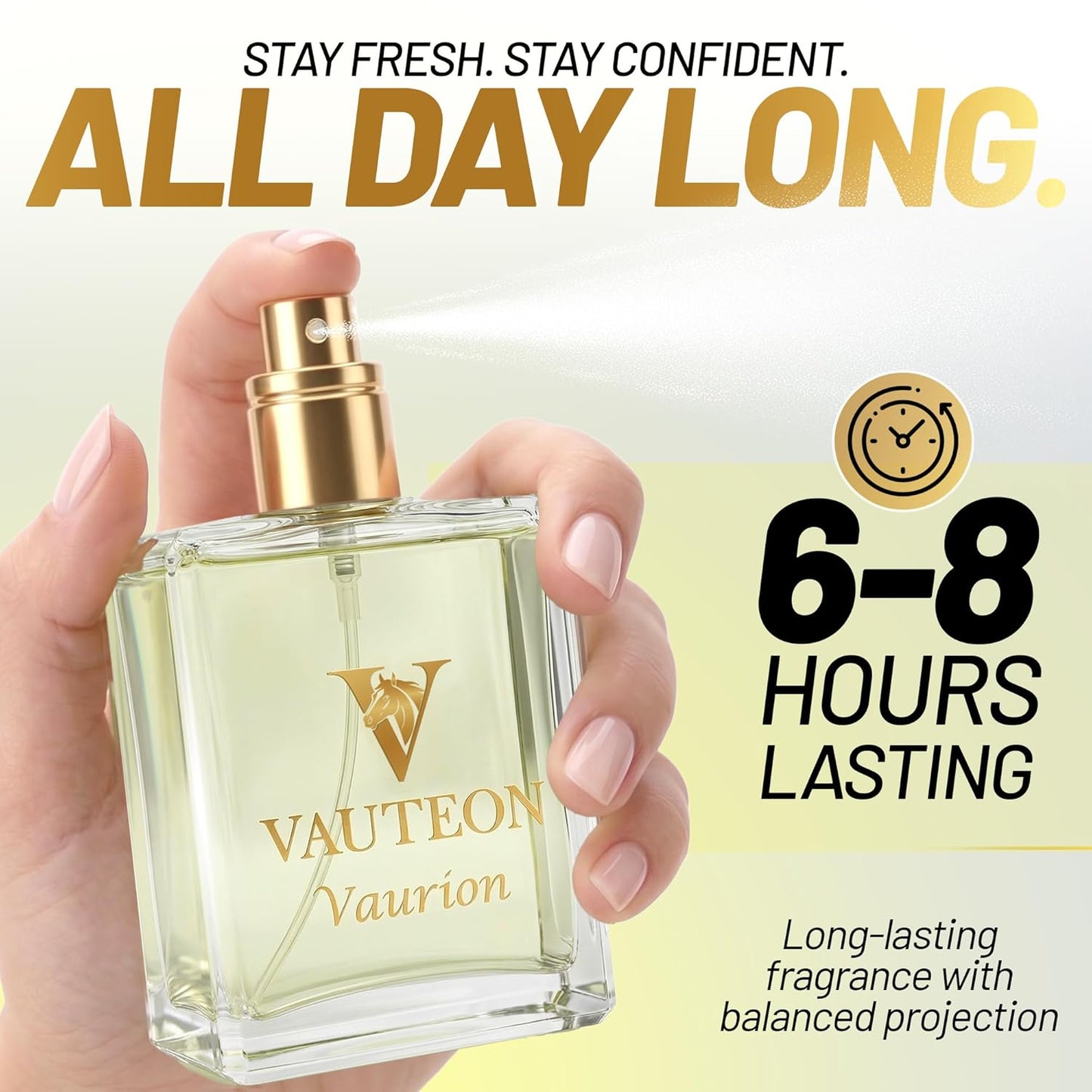 Vaurion Perfume - Fresh Woody Unisex Fragrance with Bergamot & Vanilla | 1.7 oz (50 ml)
