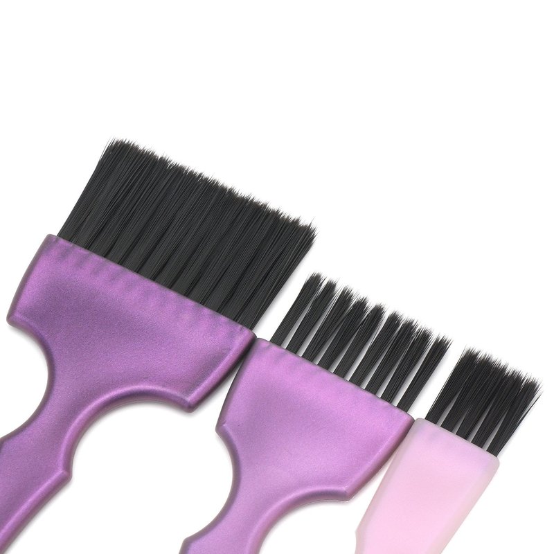 Segbeauty 6pcs Professional Hairdressing Brush Set - Tinting Brushes, Color Applicator Brushes for Hair Dyeing, Balayage, and Styling