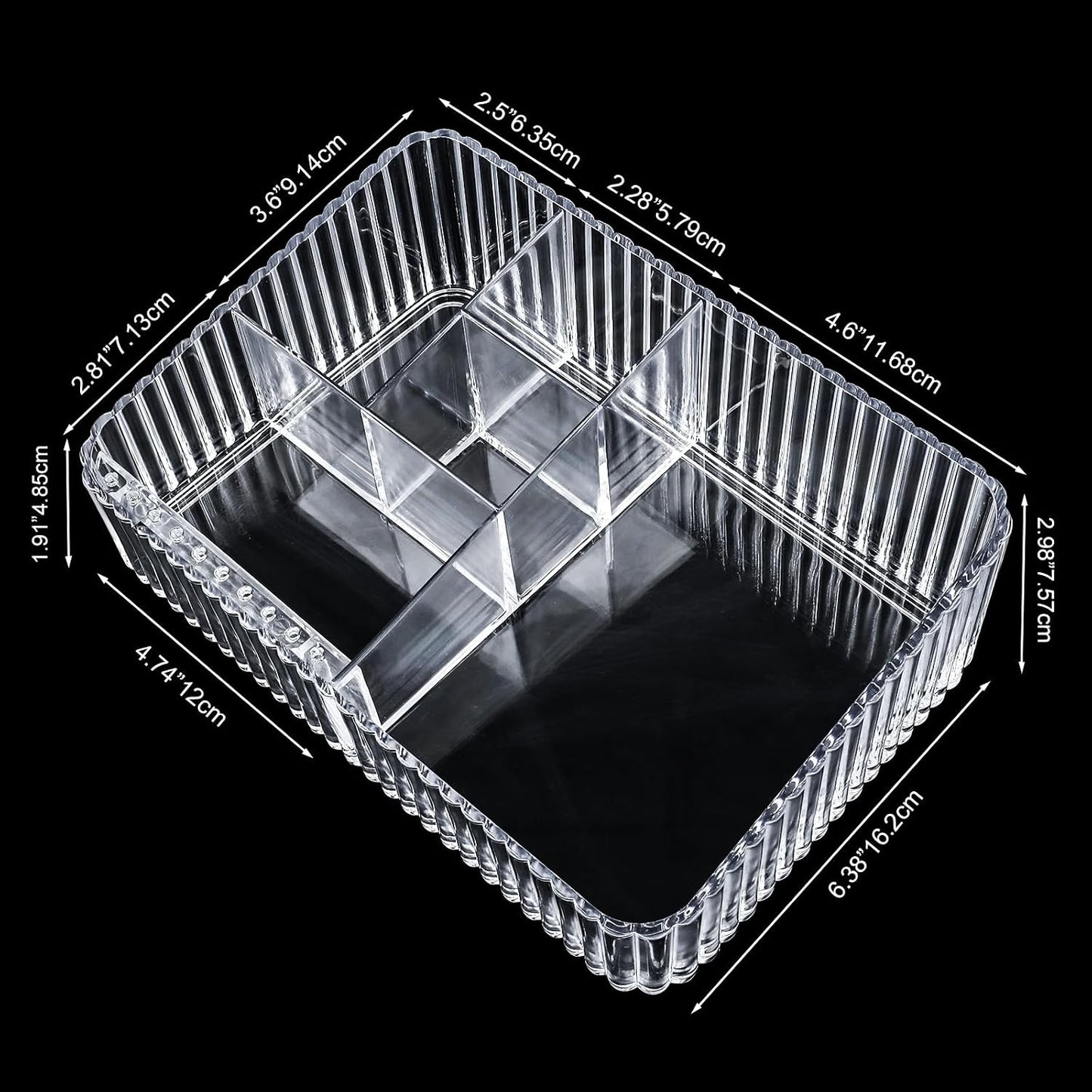 Nail Drill Machine Storage Box - 10-Hole Transparent Acrylic Bit Holder | Professional Organizer for Nail Tools