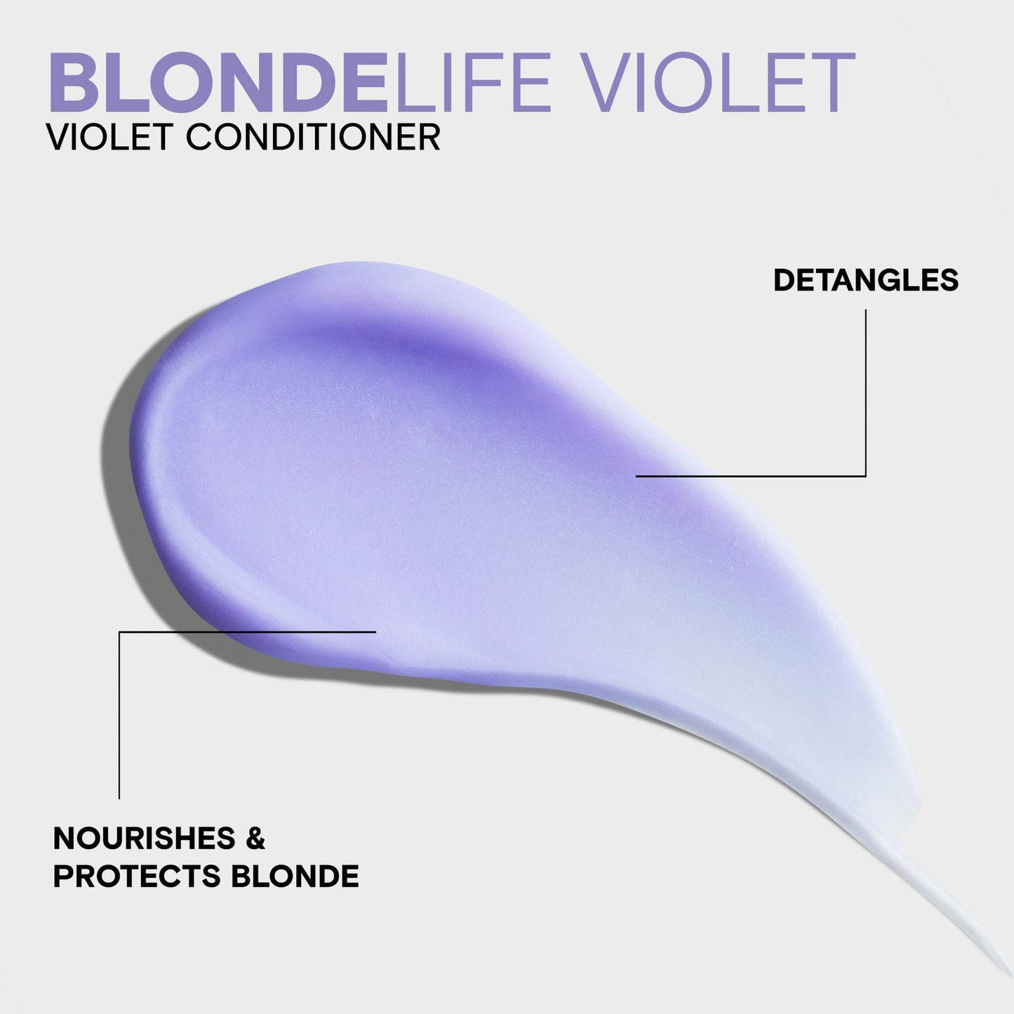 Joico Blonde Life Violet Conditioner | For Cool & Bright Blonde Hair | Neutralize Brassy Tones | Banish Yellow Tones | Boost Shine | Sulfate Free | With Monoi & Tamanu Oil | 8.5 Fl Oz