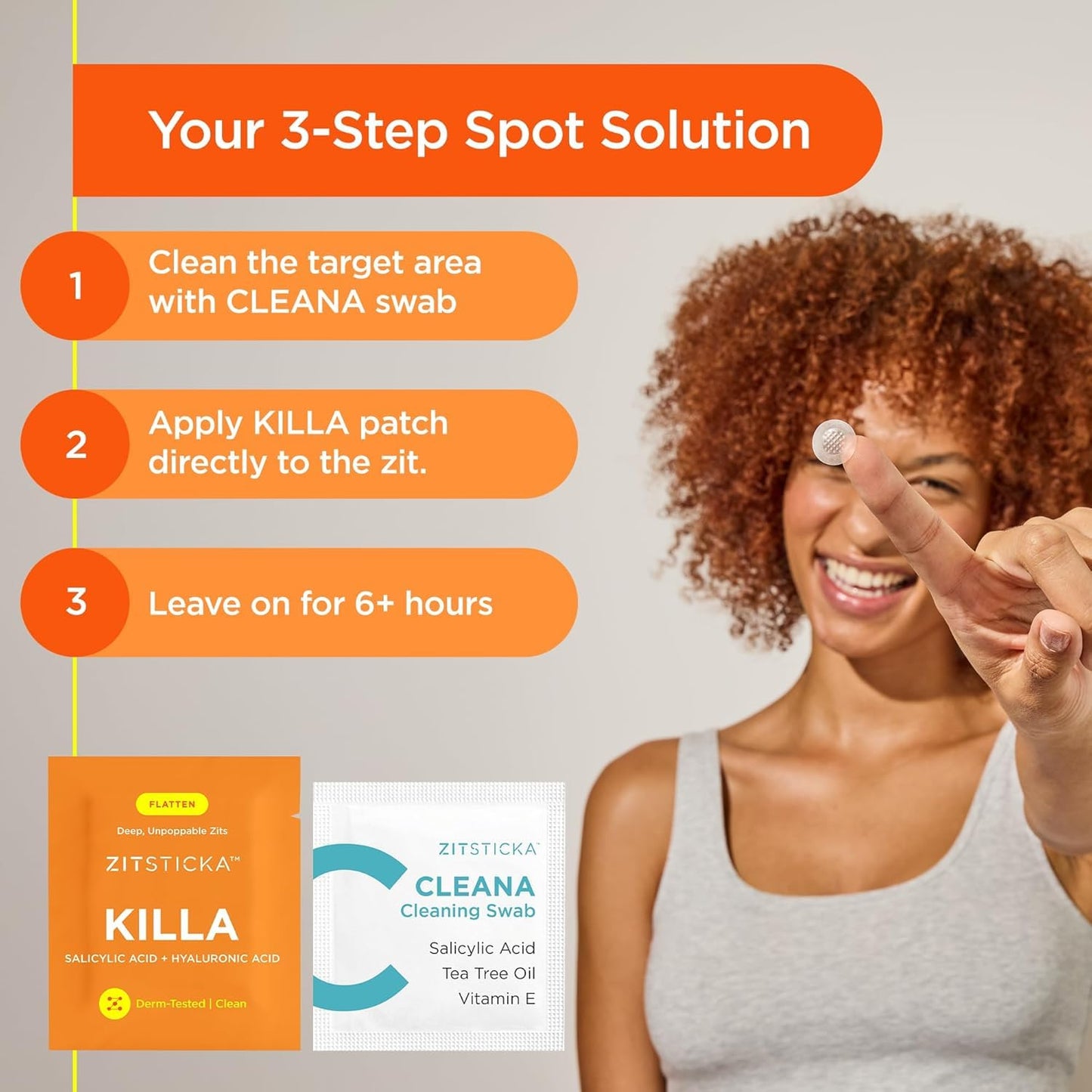 ZitSticka Killa Microdart Pimple Patches - Fast-Acting Salicylic Acid Treatment for Deep Zits | Regular 8 Count