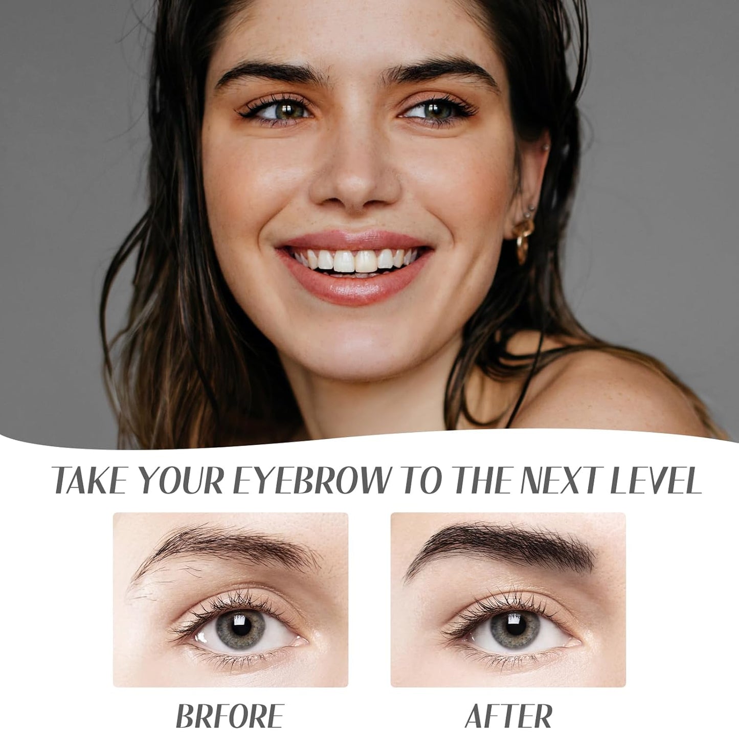 Henna Eyebrow Tint Kit - Natural Black Semi-Permanent Brow Color | Waterproof & Smudge-Proof Dye for Home & Salon (15g)