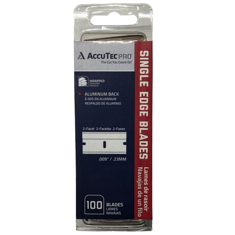 Single Edge Razor Blades, 100 Pack