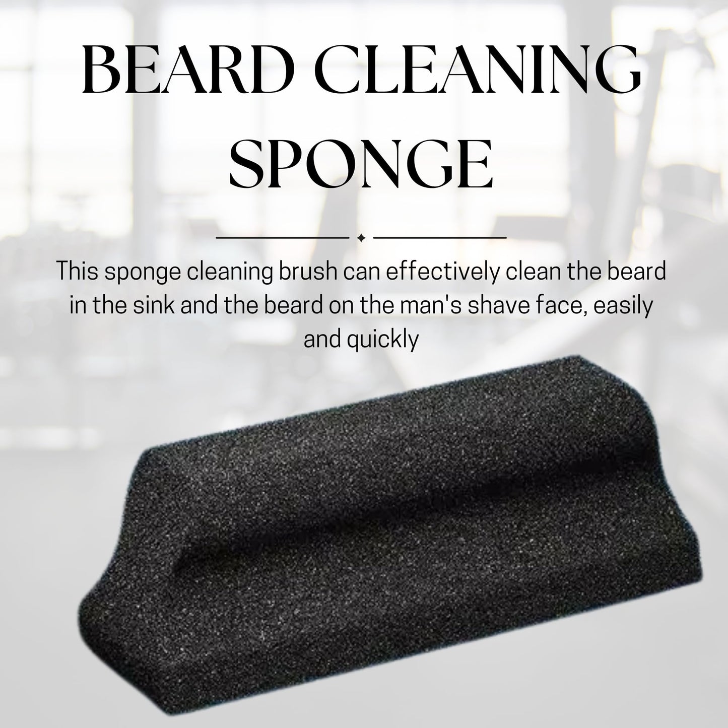 Highly Absorbent Beard Hair Catchers - Reusable, Wet Duster Sponge for Barber Supplies & Bathroom Sink Cleaning