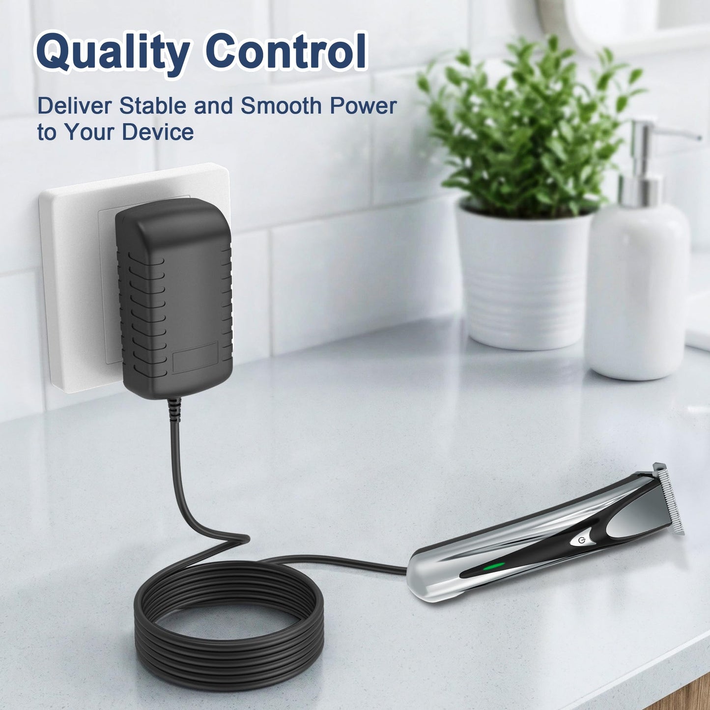 Jantoy AC Adapter Charger Compatible with Wahl Trimmer 9865 9865-2801 9888-600 9891-100 Power Cord