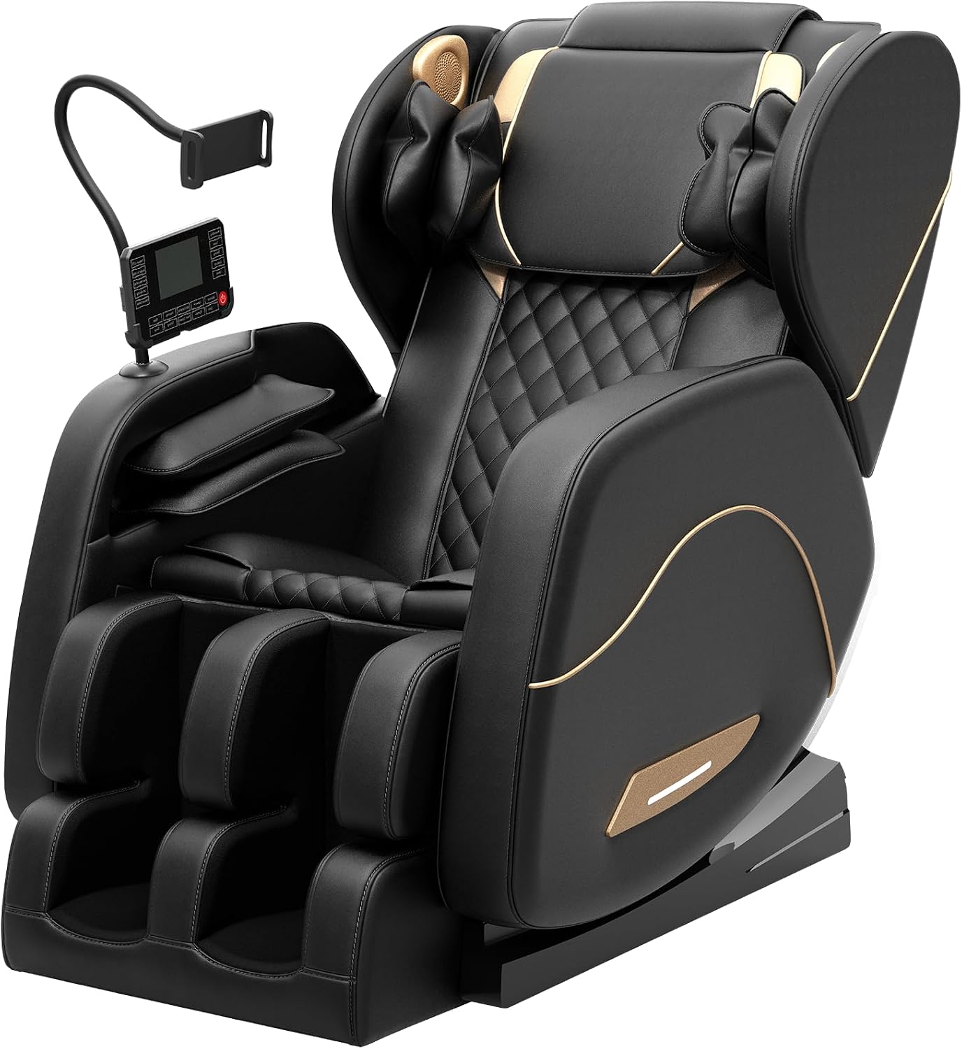 Full Body Massage Chair - Zero Gravity with Back Heat, 12 Rollers & Bluetooth | Home & Office Comfort