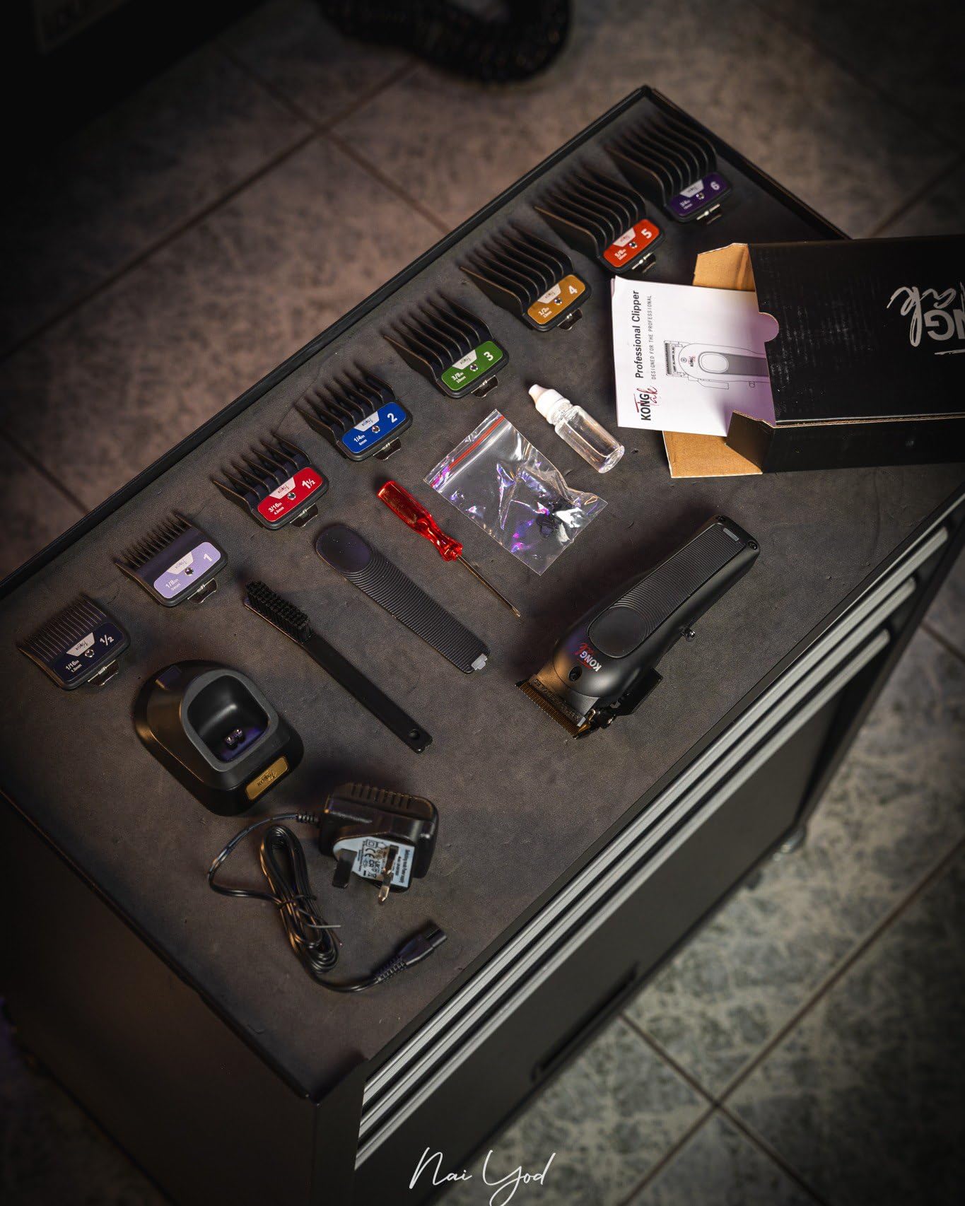 KONG TAK REVO Professional Hair Clipper with Digital Brushless Motor and DLC Blade
