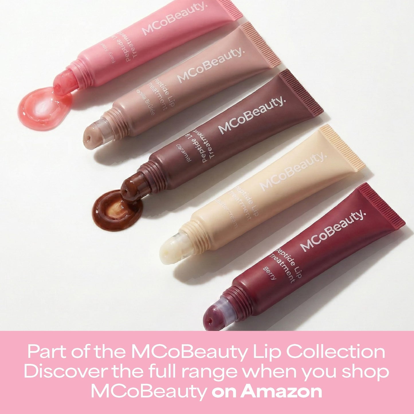 MCoBeauty Peptide Lip Treatment - Caramel Plumping Lip Gloss Balm
