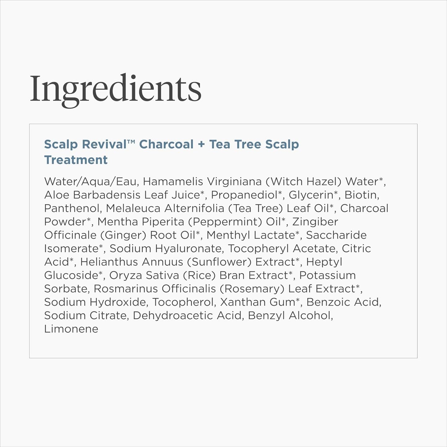 Briogeo Scalp Revival Charcoal & Tea Tree Treatment - Hydrating Leave-In Serum for Dry, Flaky Scalp | 1 oz