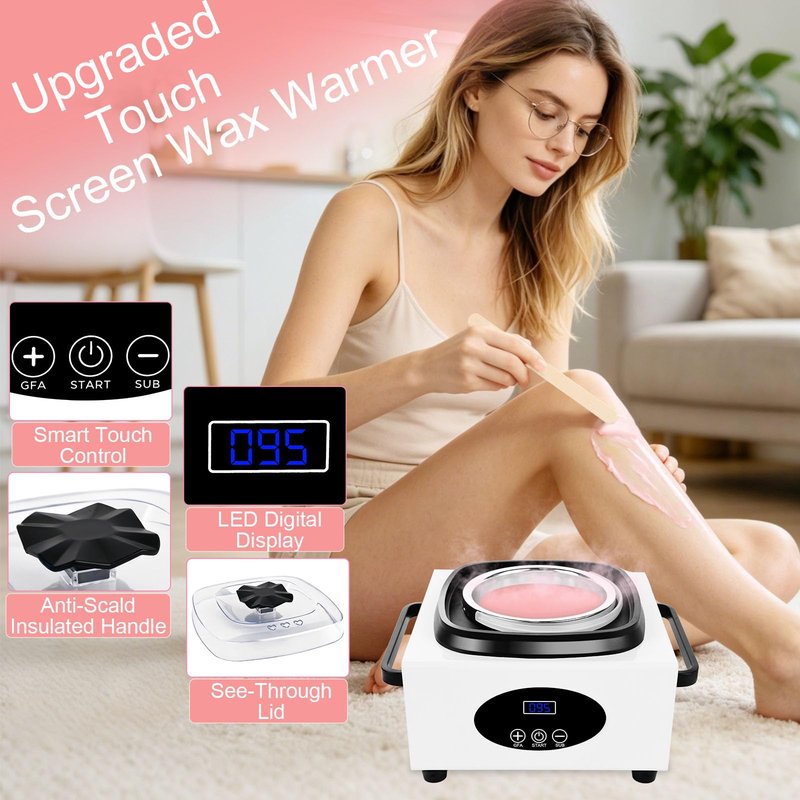 Digital Wax Warmer for Hair Removal, Yofuly Women Waxing Machine with 14oz Silicone Pot Liner, Professional Hard Wax Heater for Full Body Home Use