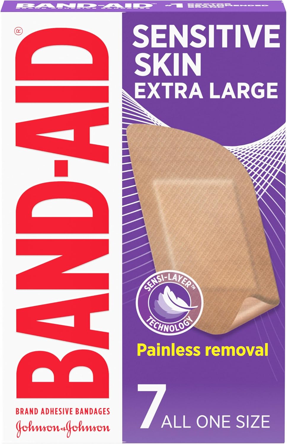 Flexible Fabric Adhesive Bandages - Comfortable Sterile Wound Care for Cuts & Scrapes | 100 Count