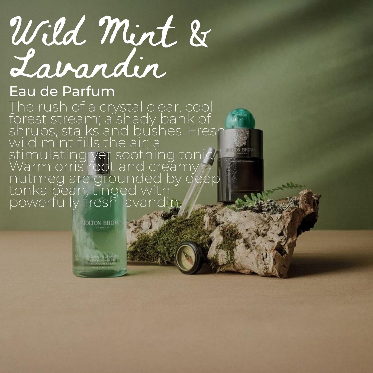 Molton Brown Wild Mint & Lavandin Travel Eau de Parfum 0.25 fl. oz.