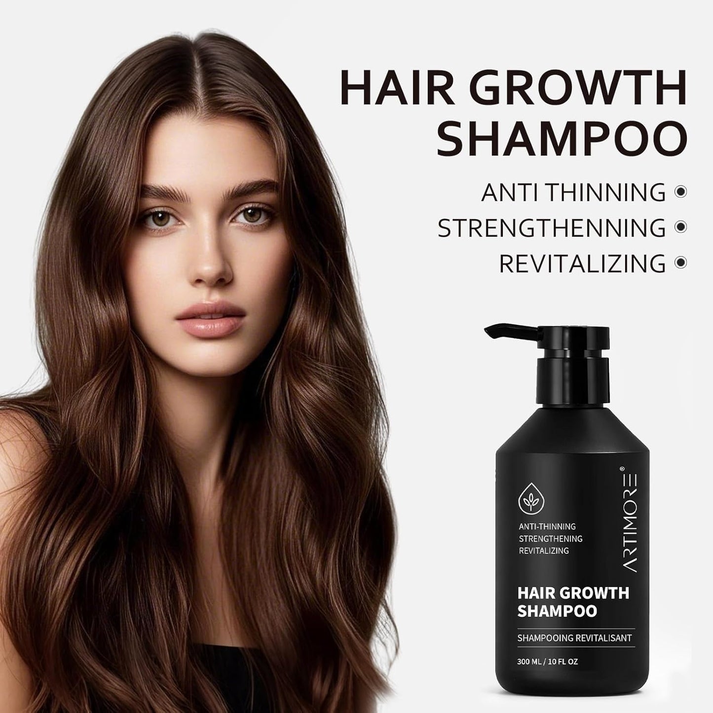 Biotin & Rosemary Hair Growth Shampoo - Nourishing Formula for Thinning Hair | 300 ml