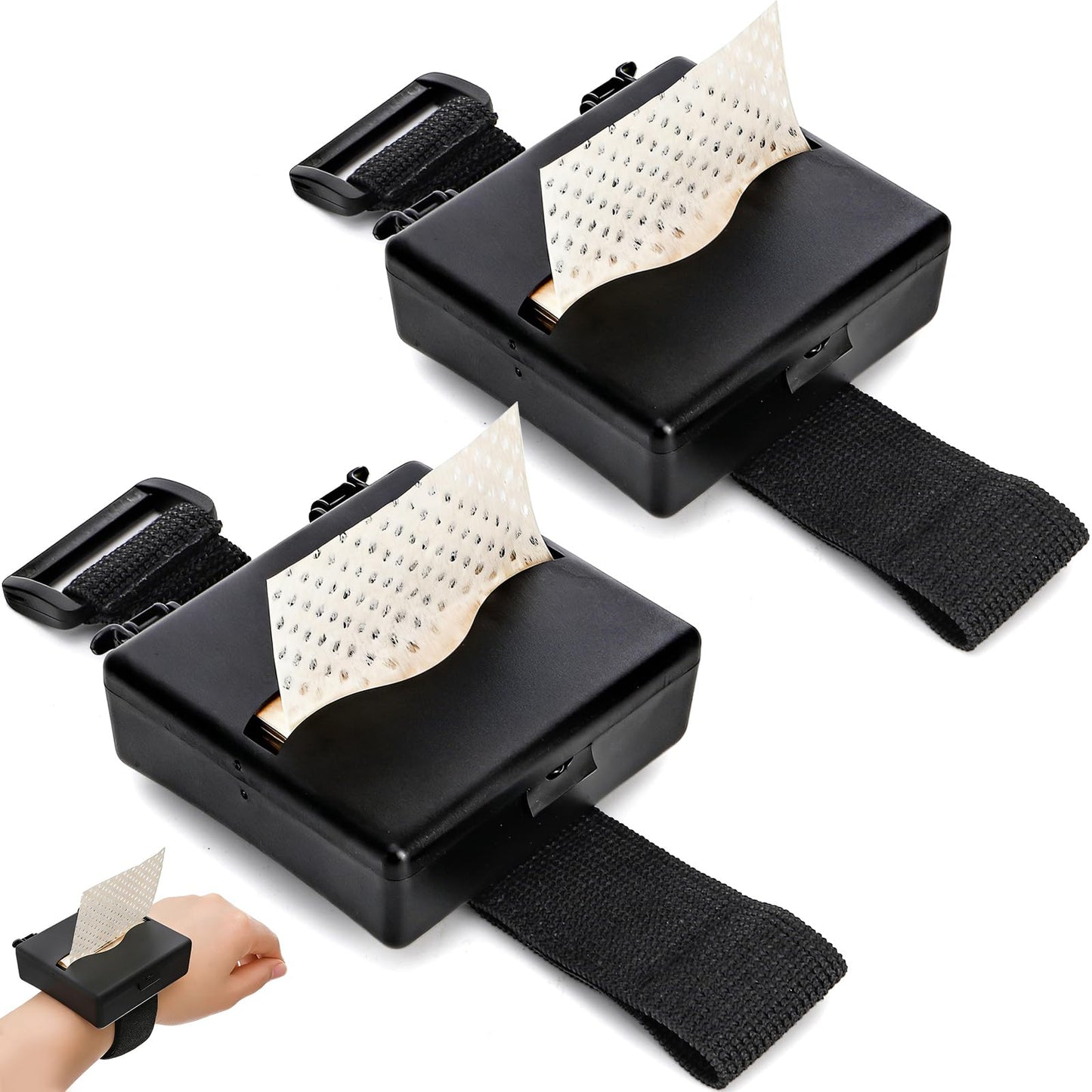 Yarlung 2 Pack Hair Curling Paper Box, 360 Pcs Wristband Perm Paper End Wrapping for Wave Hair, Salon Barber Shop Home