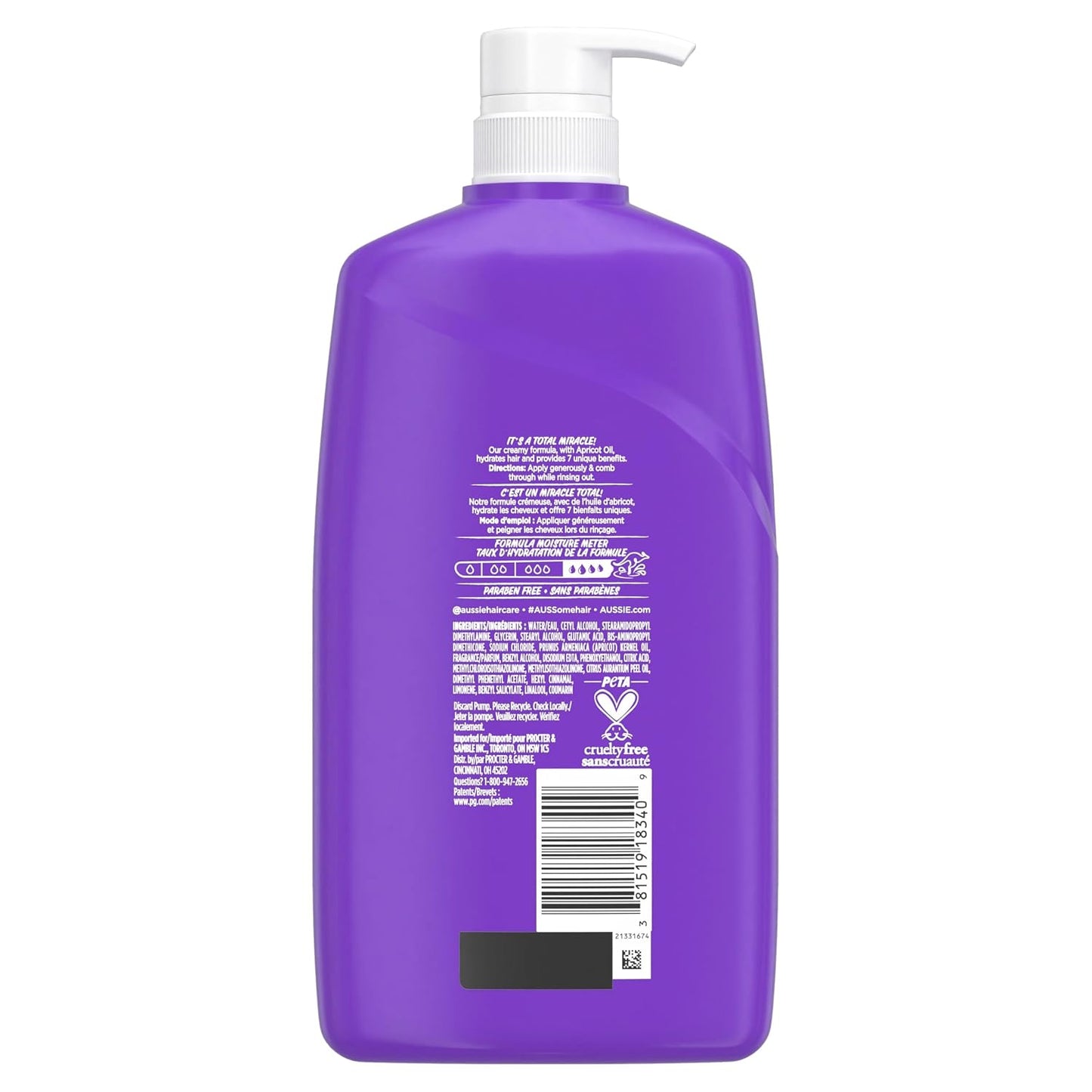 Aussie Total Miracle Conditioner - Nourishing Formula for Soft, Manageable Hair | 26.2 Fl Oz