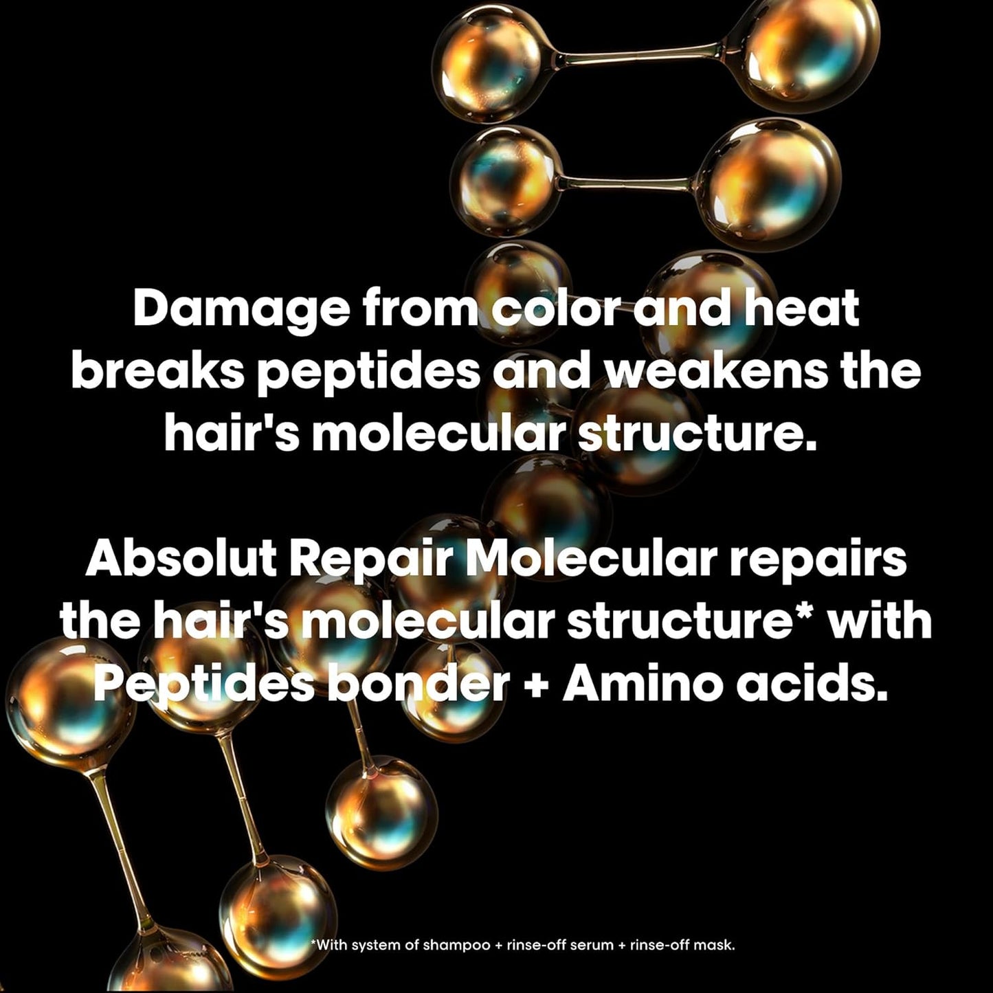 L'Oréal Professionnel Paris Hair Mask - Absolut Repair for Color Treated & Damaged Hair | Bond Building with Peptide Bonder & Amino Acids
