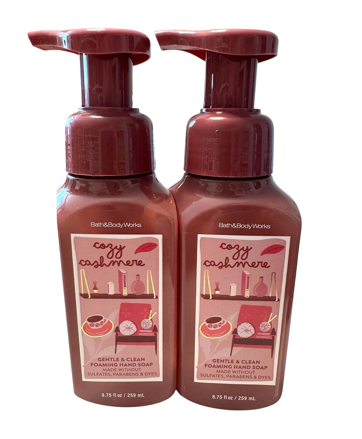 Foaming Hand Soap - Gentle & Clean Formula | 8.75 Oz, 2-Pack (Champagne Toast)