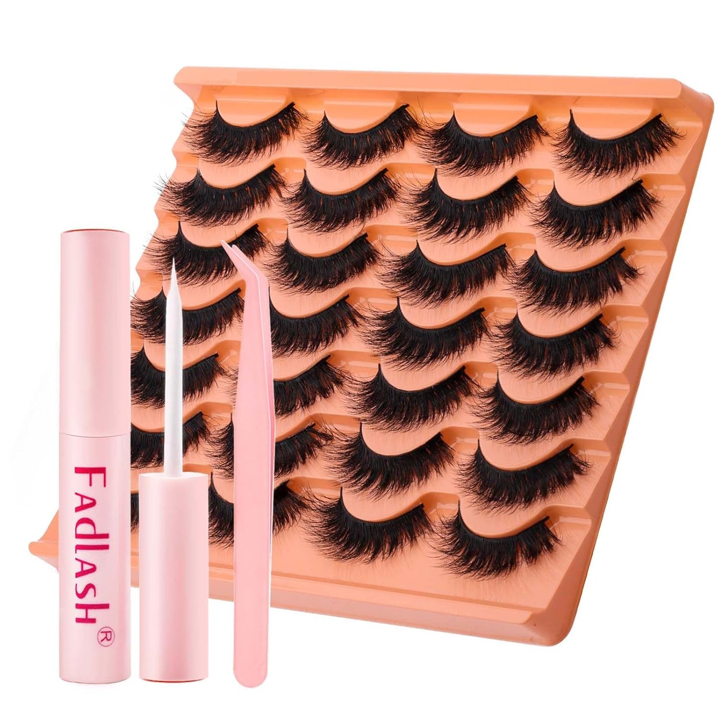 FADLASH 3 in 1 Lash Bond & Seal Remover Set - Gentle Formula for Cluster Lashes | 72-Hour Hold