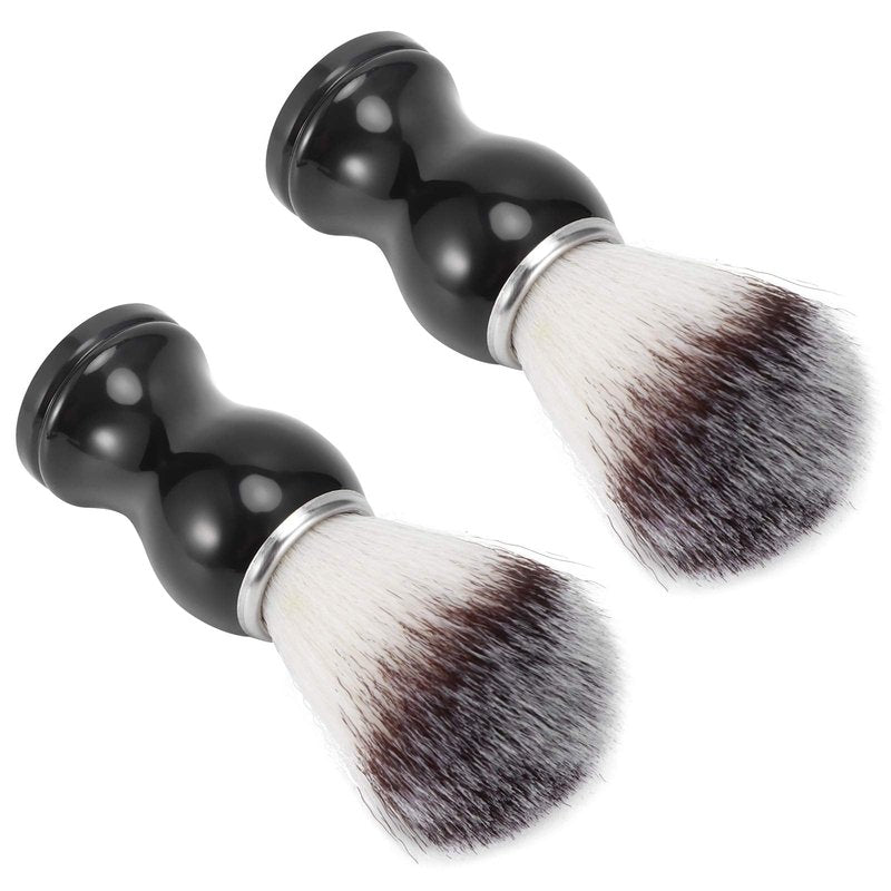 Men Shaving Brush, Light Weight Small Size Easy to Grip Shaving Brush, for Hair Salon