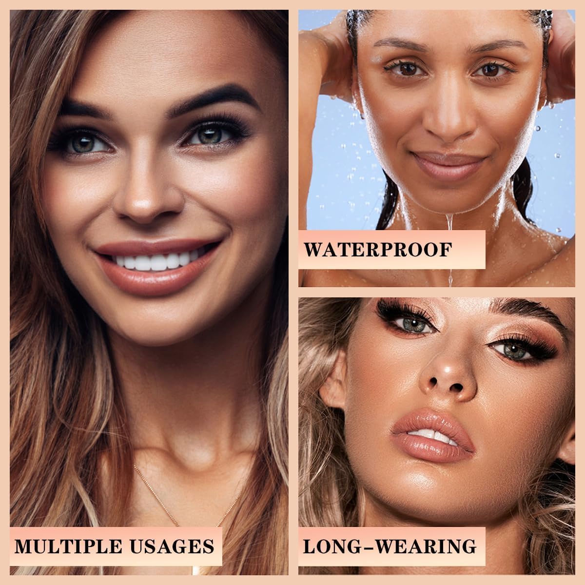 Katiluxiya 6 Colours Contour Palette, Makeup Contour Palette Powder Light to Dark, Makeup Palette Contour Kit, Highly Pigmented Matte Colours for Contour and Highlighting Makeup Contour Palette. (01)